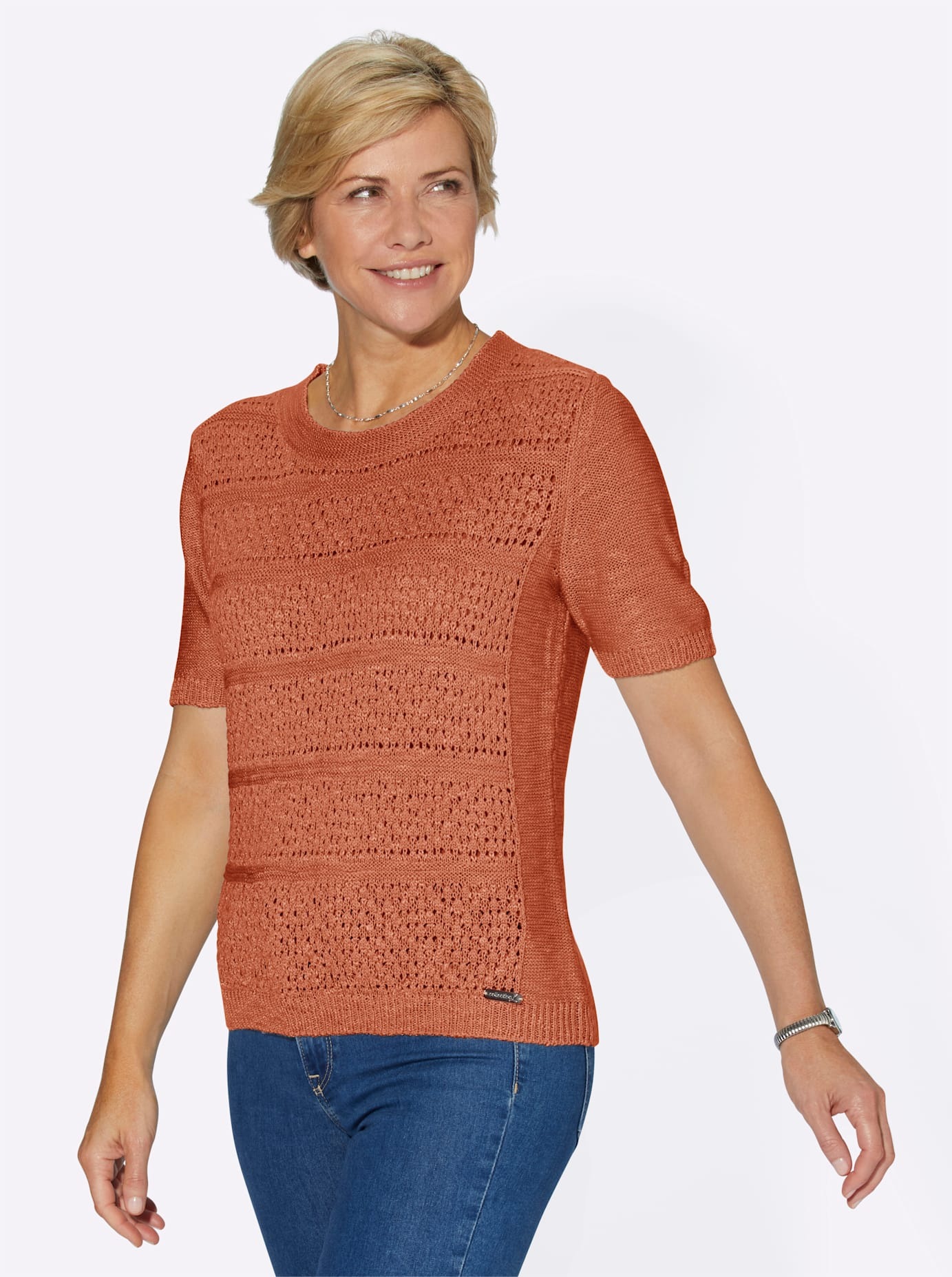 Casual Looks Kurzarmpullover »Pullover«