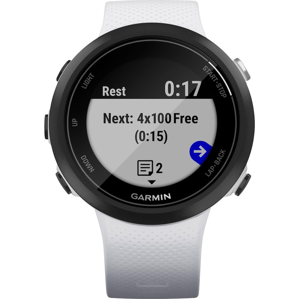 Garmin Smartwatch »Swim2 mit Silikon-Armband 20 mm«