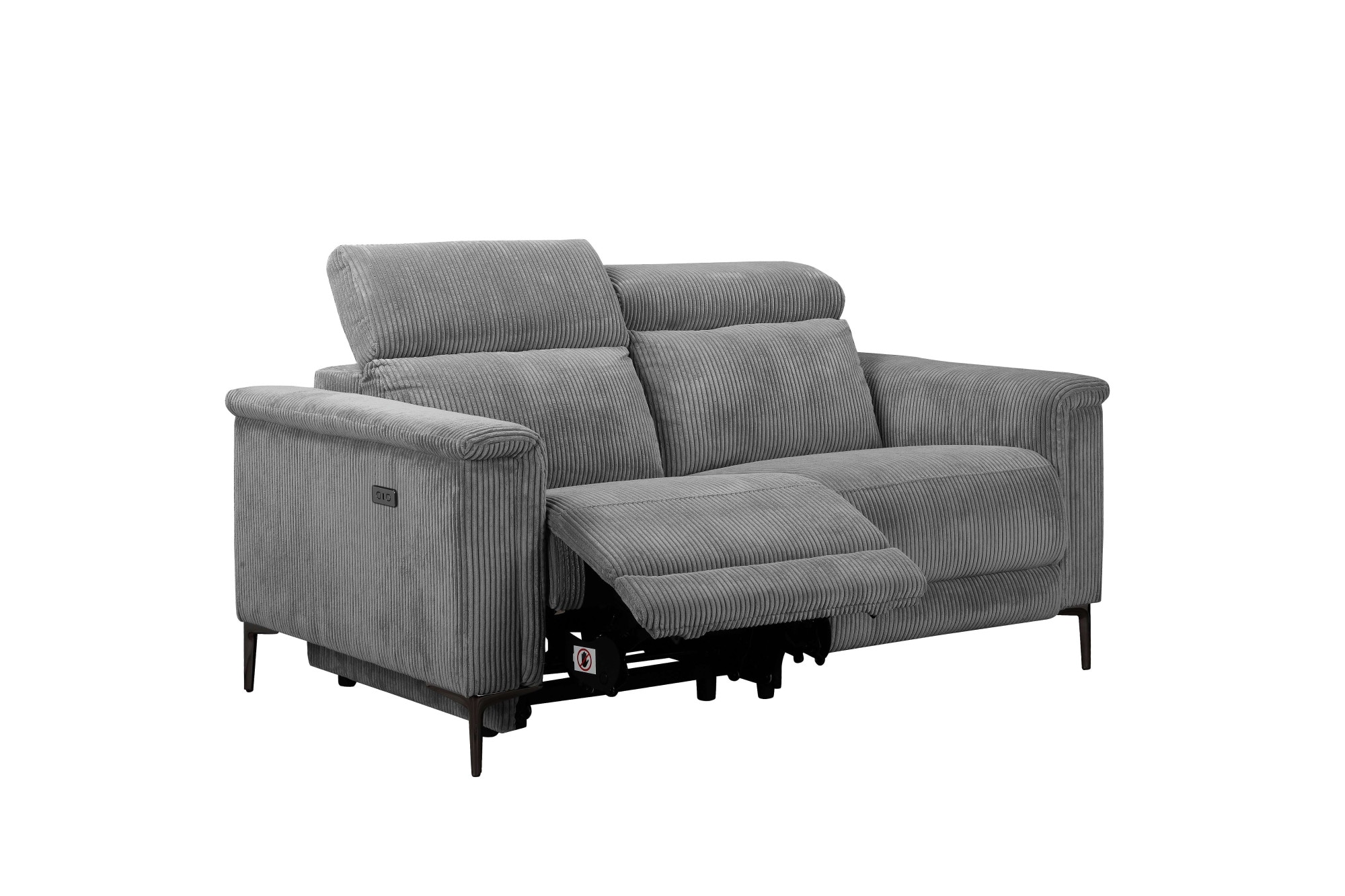 Places of Style 2-Sitzer »Lund in Cord, mit manueller o. elektrischer«, Relaxfunktion, USB-A, Kopfteilverstellung, Breite 160 cm