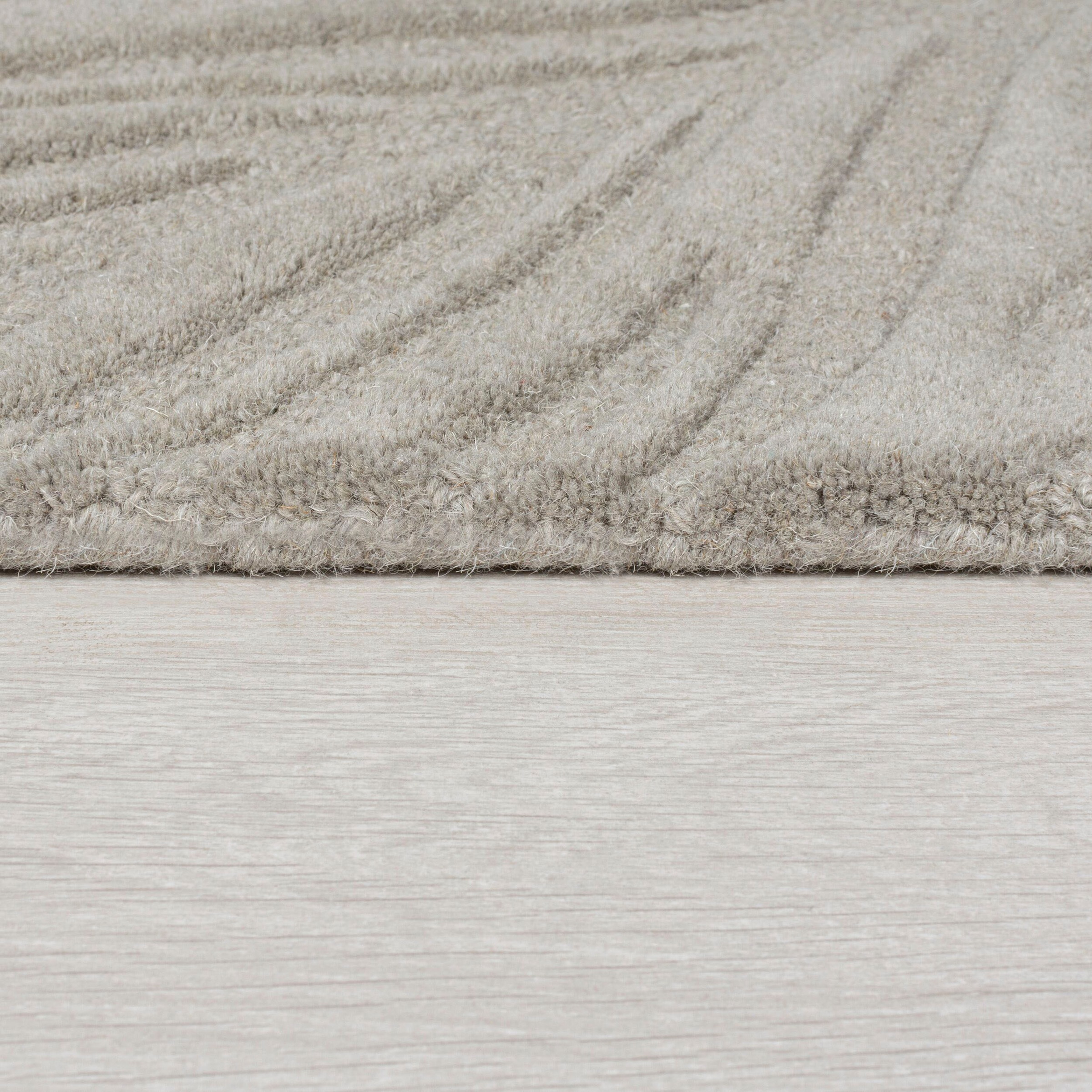 FLAIR RUGS Wollteppich »LINO LEAF«, rechteckig, 10 mm Höhe, Hoch-Tief Effekt