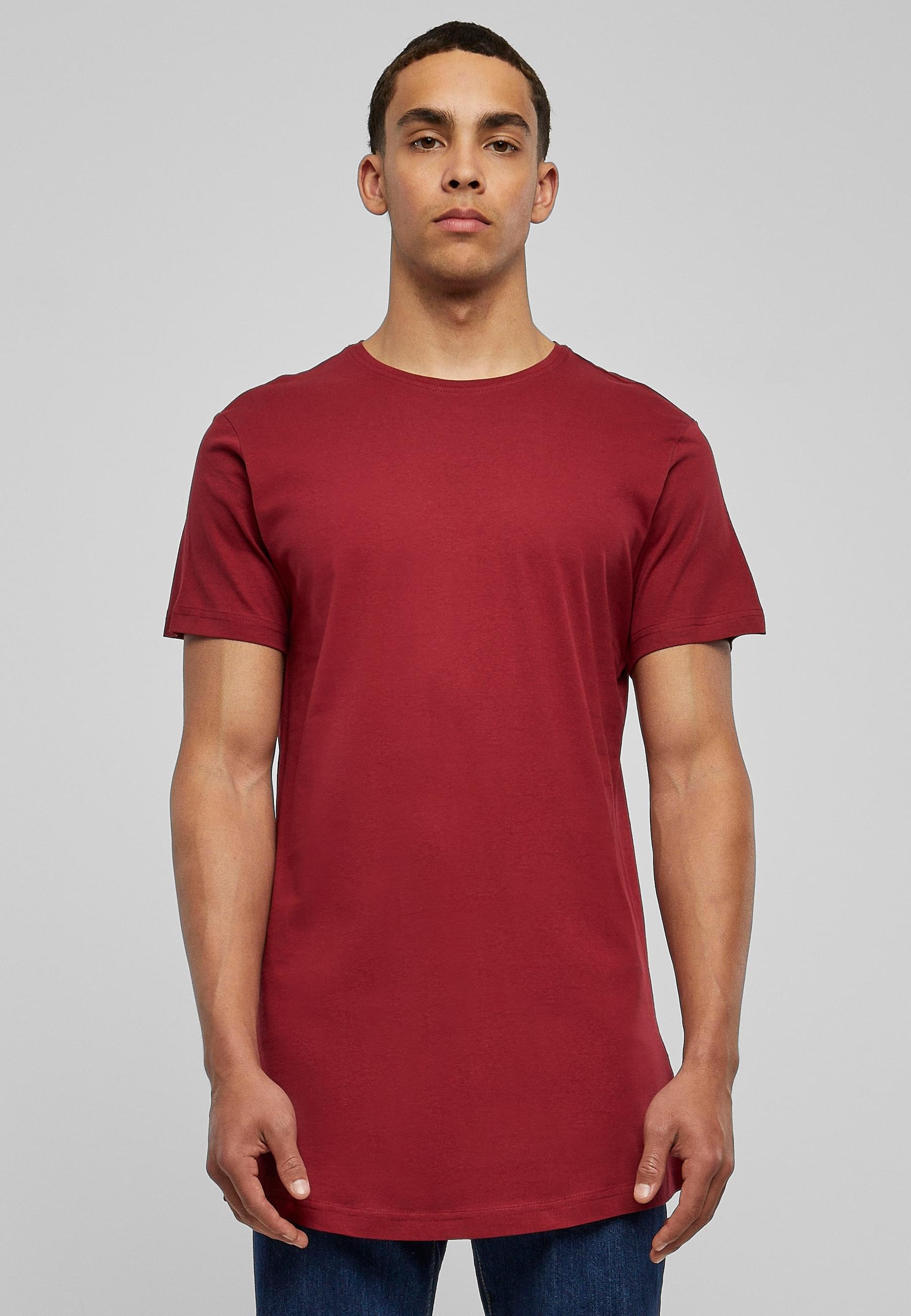 URBAN CLASSICS Kurzarmshirt »Urban Classics Herren Shaped Long Tee«, (1 tlg.)
