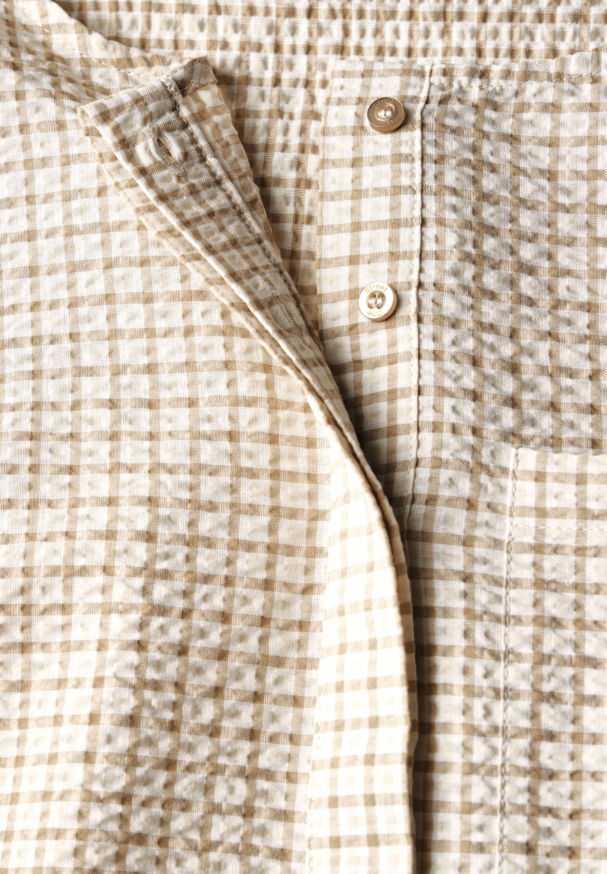 STREET ONE Klassische Bluse, mit 3/4 Ärmeln