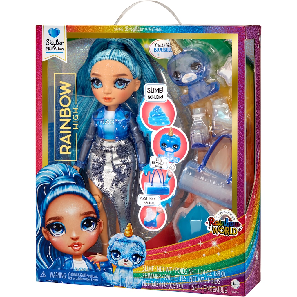 RAINBOW HIGH Anziehpuppe »Classic Rainbow Fashion Doll - Skyler (blue)«