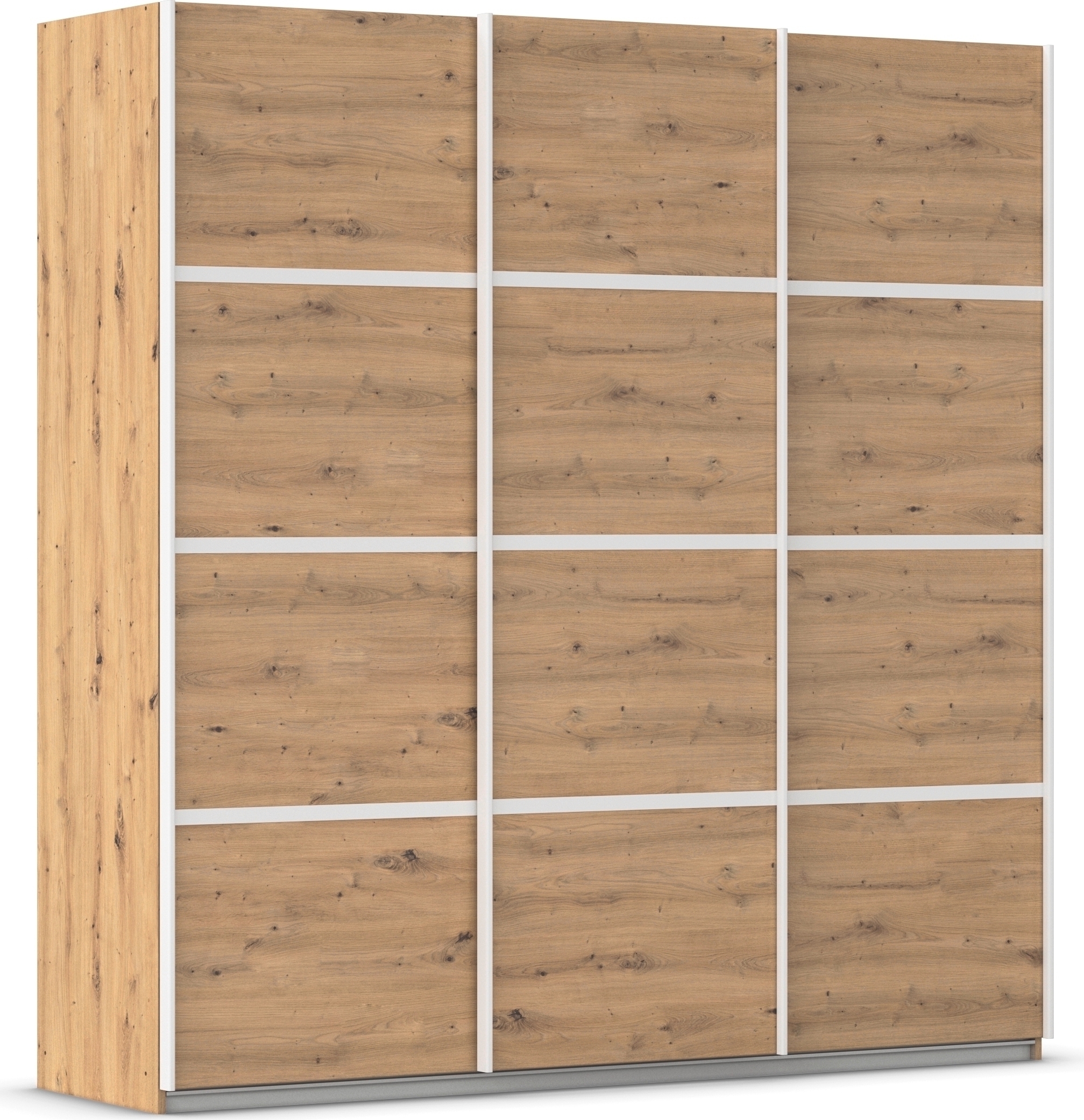 OTTO home Kleiderschrank "Mehrzweckschrank Aktenschrank Möbel Mietswohnung Schlafzimmer AVOLA" 3 verschiedene Ausstattungen BASIC/CLASSIC/PREMIUM (inkl. SOFT-CLOSE), mit eleganten Zierleisten in Chrom, Schwarz oder Weiß MADE IN GERMANY