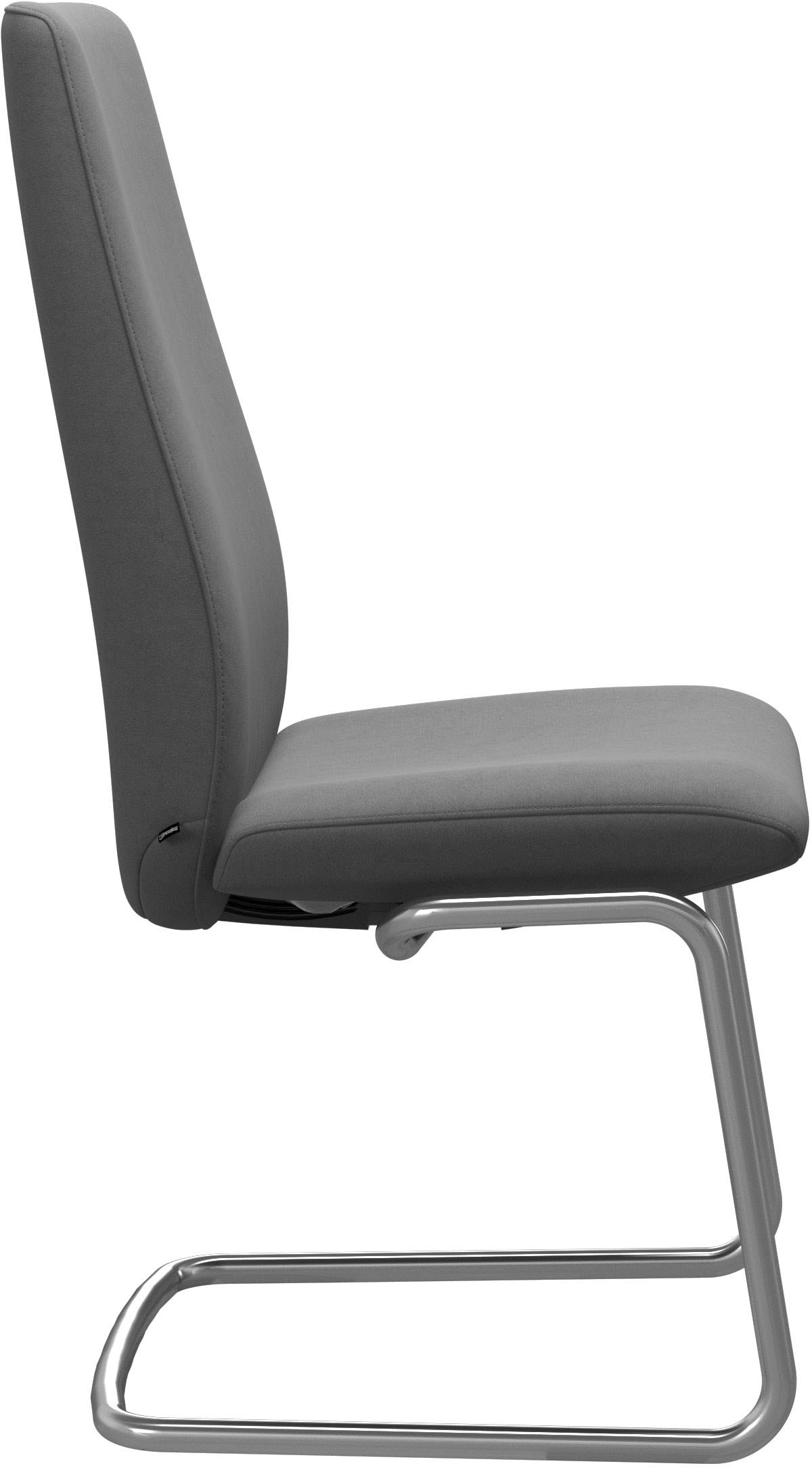 Stressless® Polsterstuhl »Laurel«, Microfaser DINAMICA, High Back, Größe L, mit Beinen aus Stahl in Chrom glänzend
