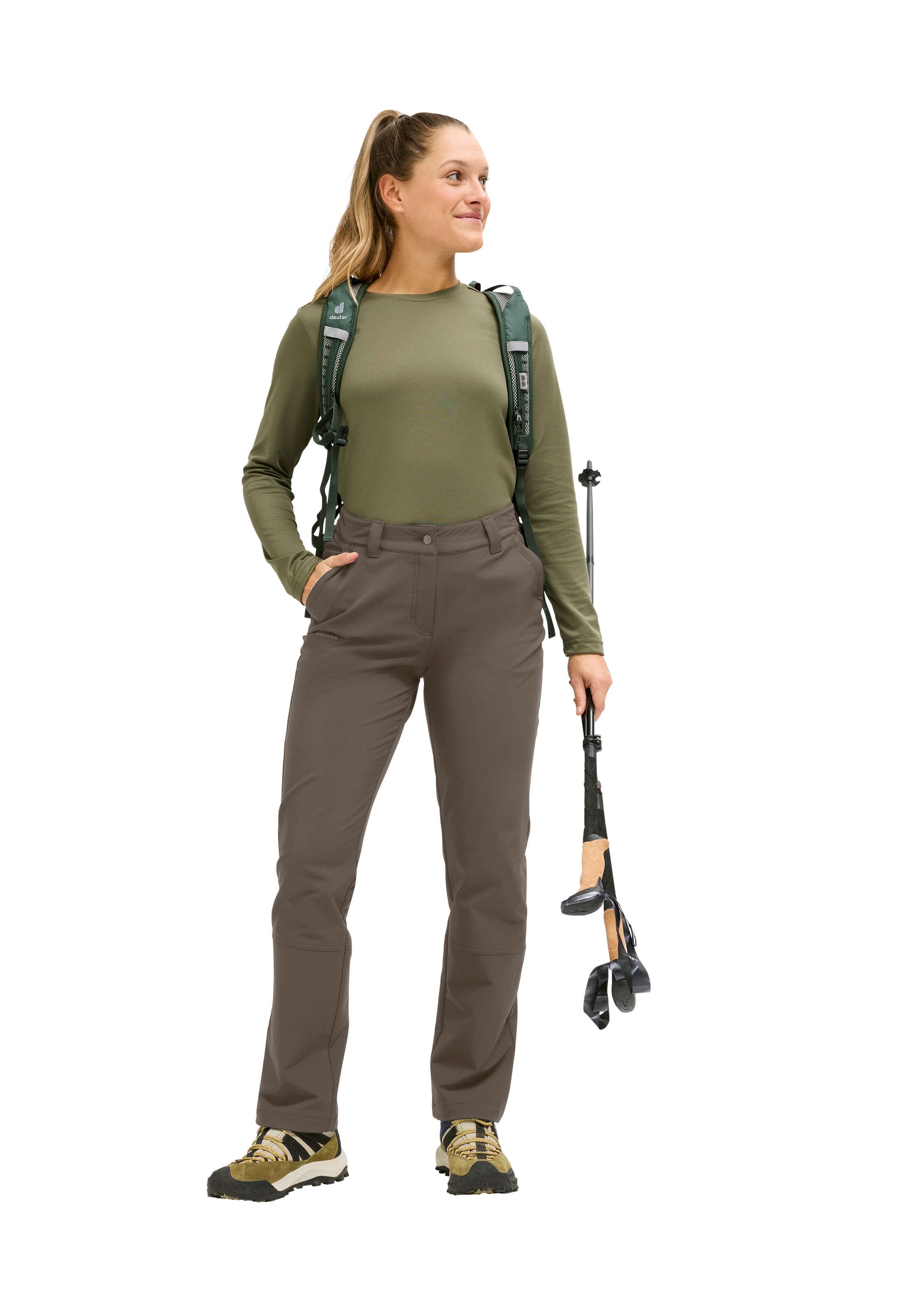 Maier Sports Outdoorhose »Essential Flex W«  Damen Winter Wanderhose, atmungsaktive Funktionshose, Regular Fit