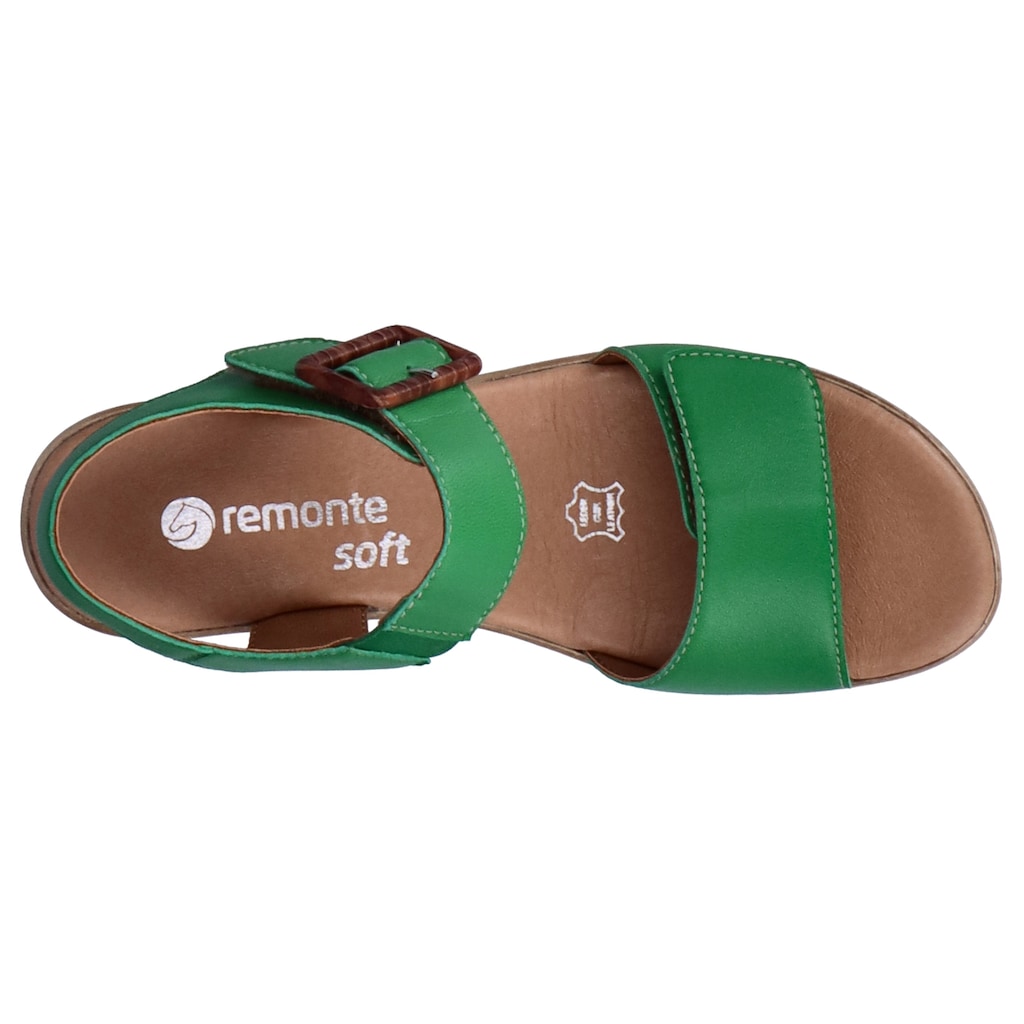 Remonte Sandalette »ELLE-Collection«, Sommerschuh, Sandale, Klettschuh, mit Klettverschlüssen