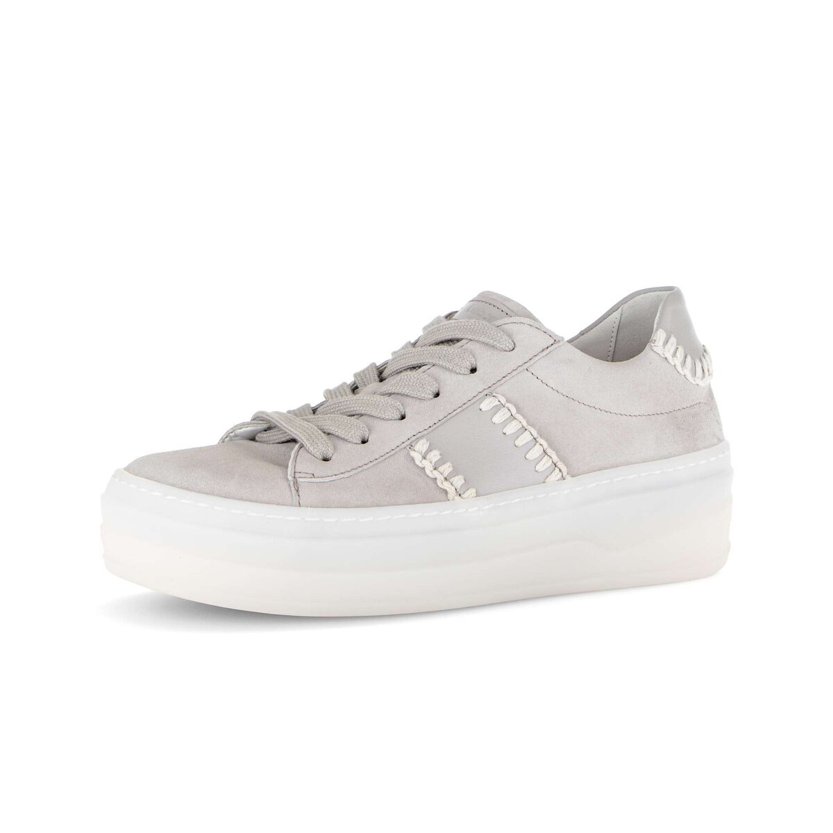 Sneaker GABOR "Sneaker low", Damen, Gr. 41, beige, Schuhe Sneaker