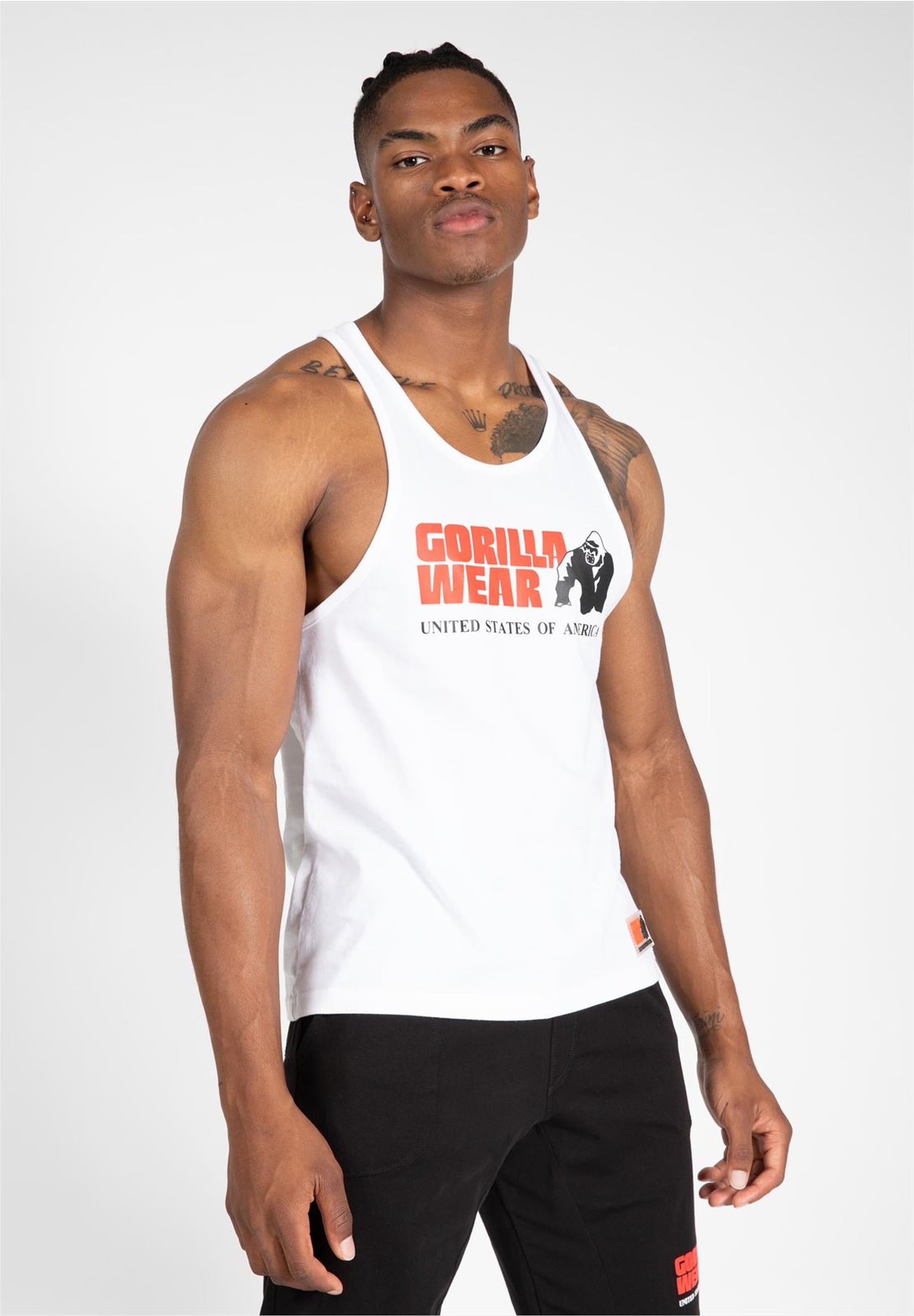 Gorilla Wear Muskelshirt, mit großem Marken-Frontprint