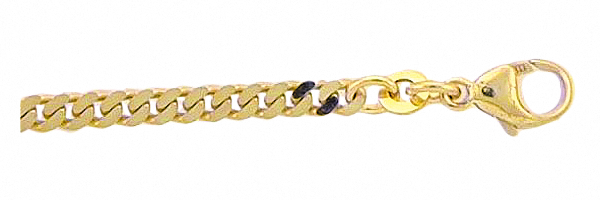Goldarmband »Damen Goldschmuck 333 Gold Flach Panzer Armband 18,5 cm«, 18,5 cm 333...