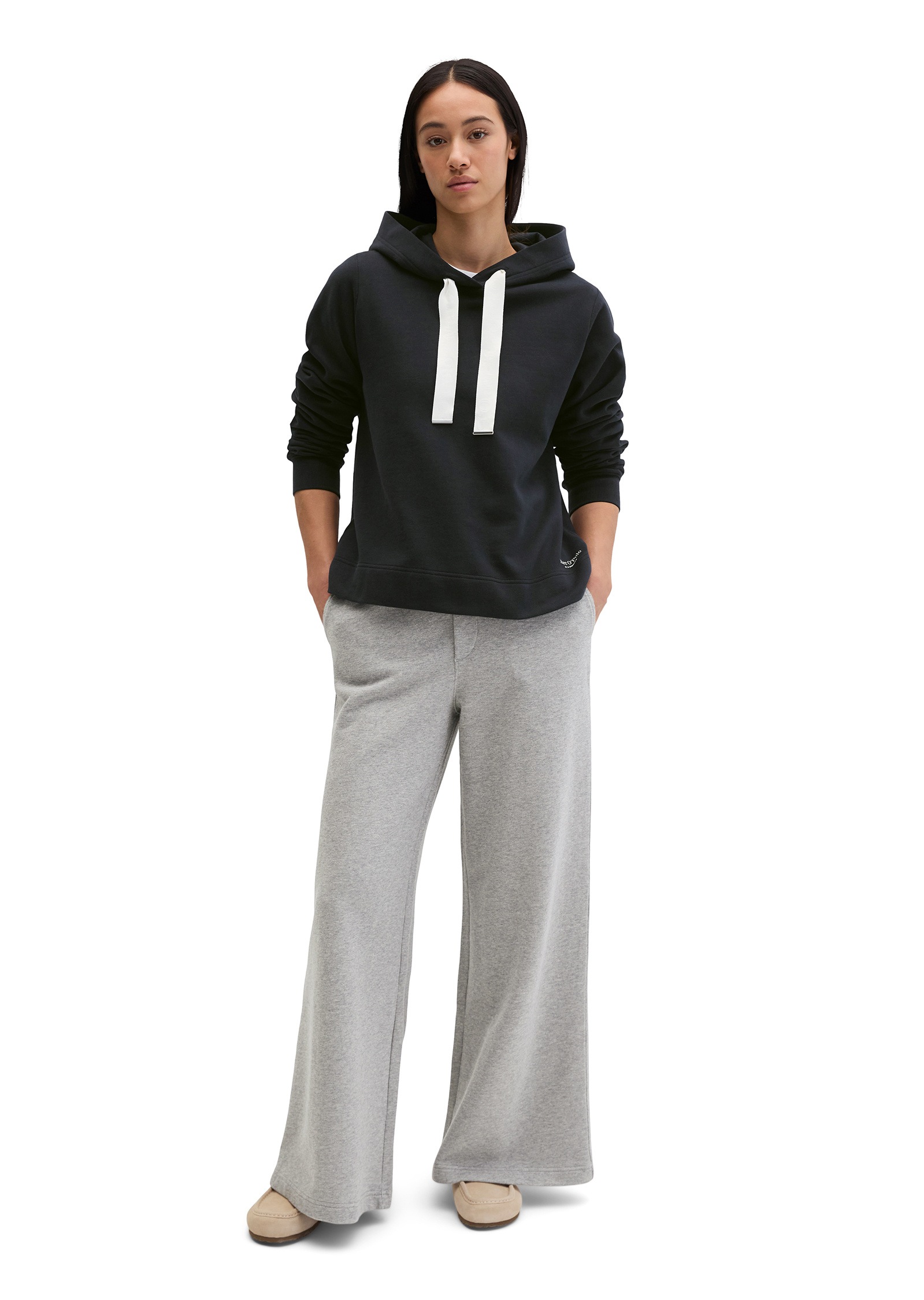 Marc O'Polo Sweatshirt »mit gepeachter Oberfläche«
