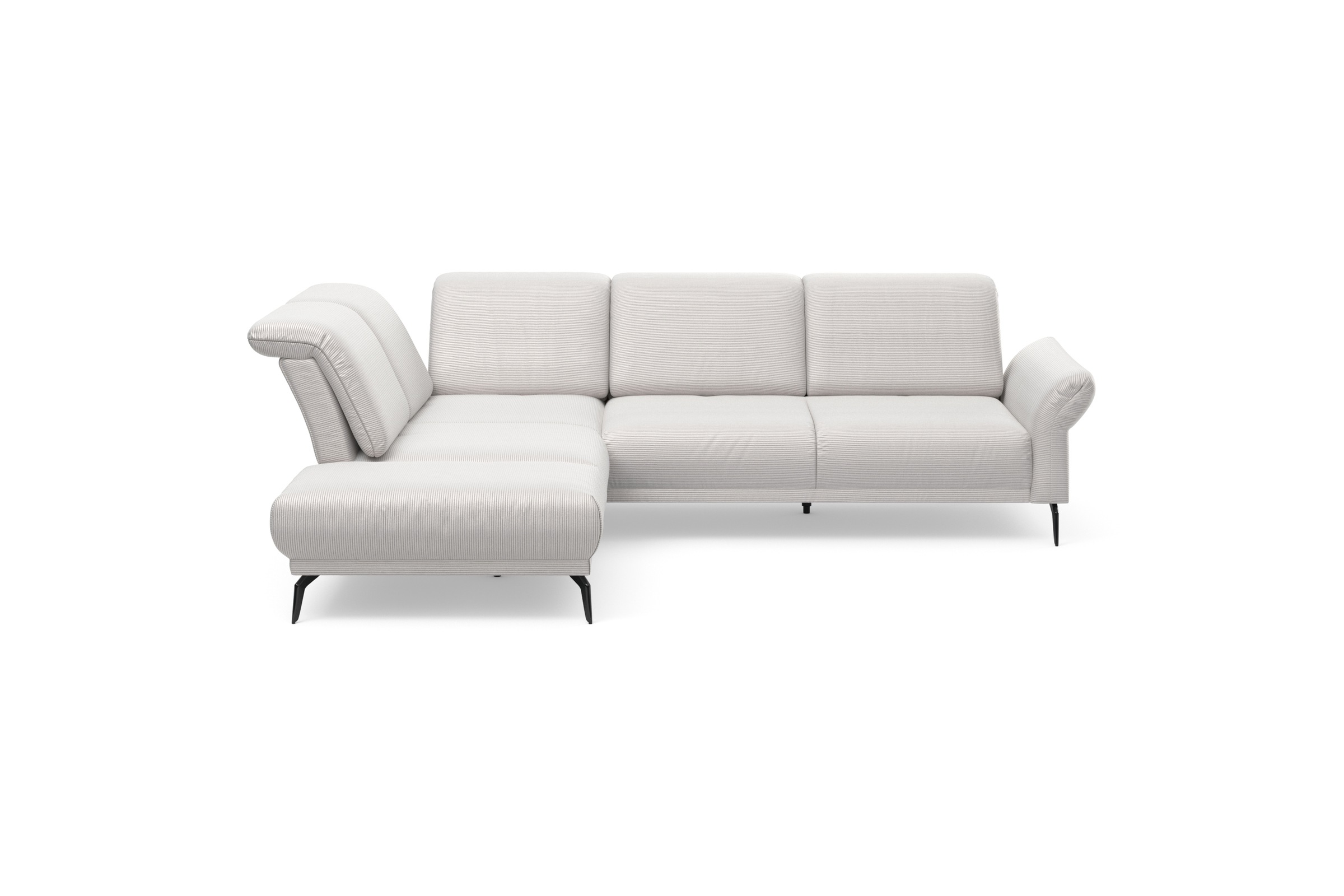 Home affaire Ecksofa "Coco L-Form" Sitztiefen-, Arm- und Kopfteilverstellun günstig online kaufen