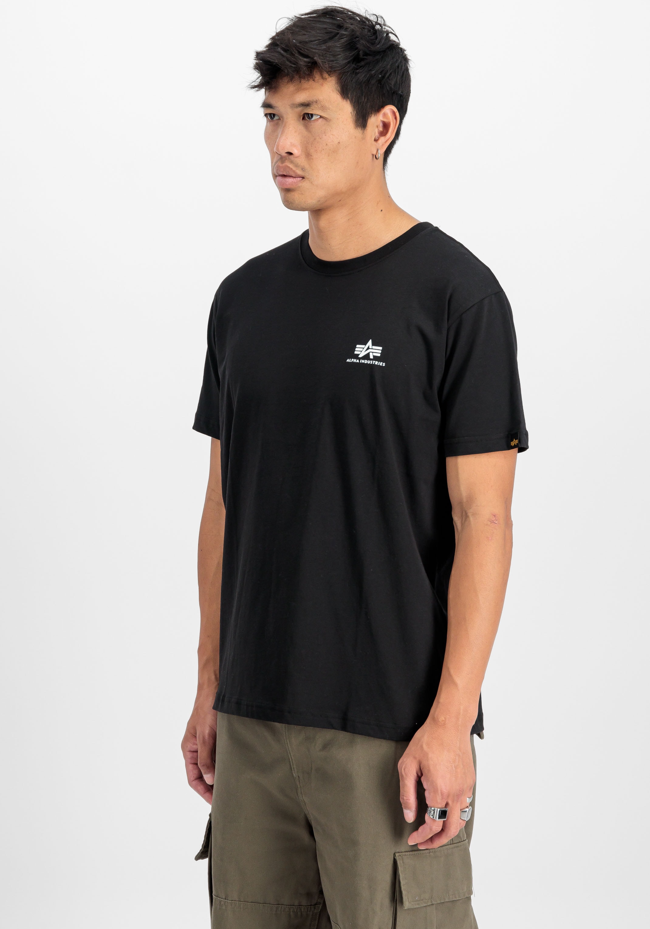 Alpha Industries Rundhalsshirt »Basic T Small Logo 2 Pack«, (Set, 2 tlg.)