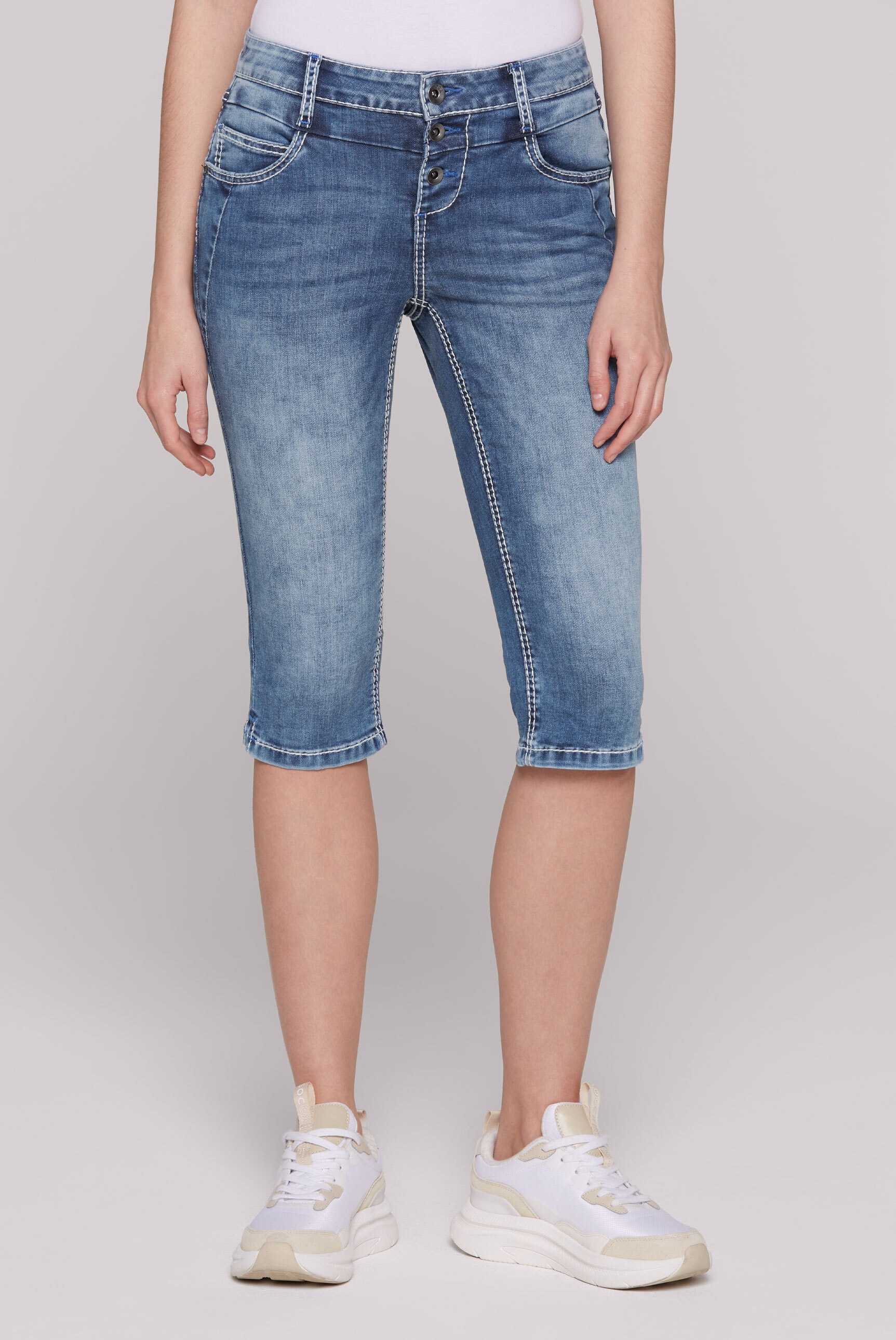 SOCCX Jeansshorts, mit normaler Leibhöhe günstig online kaufen