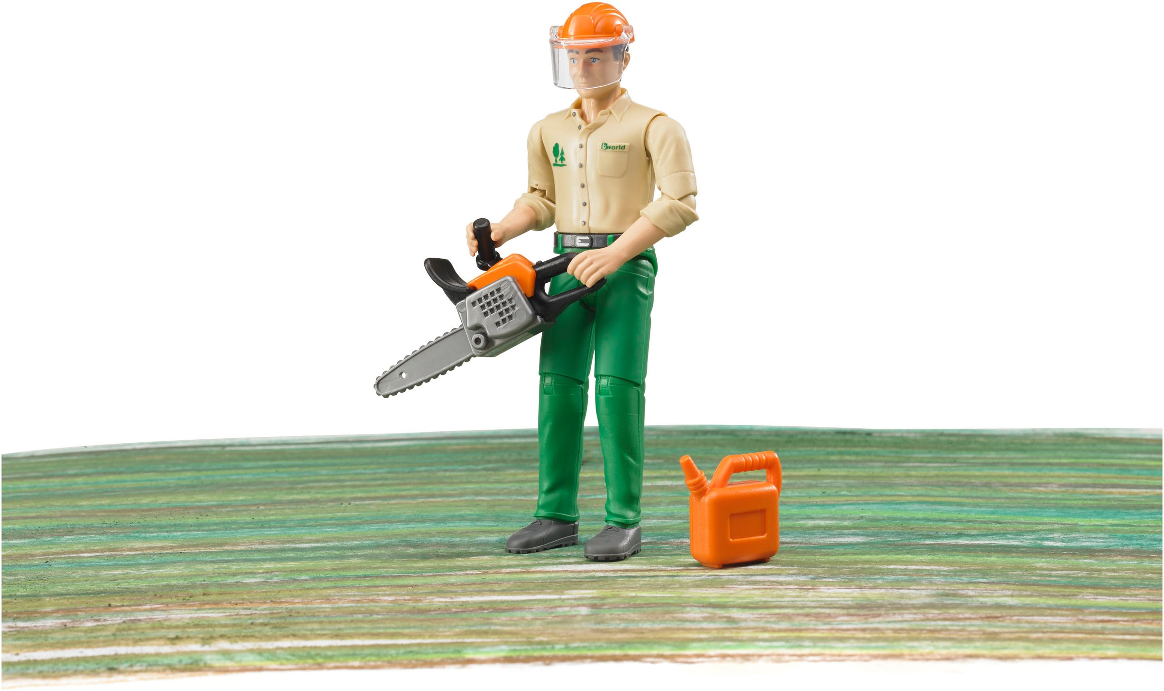 Bruder® Spielfigur »bworld Forstarbeiter (60030)«, Made in Europe