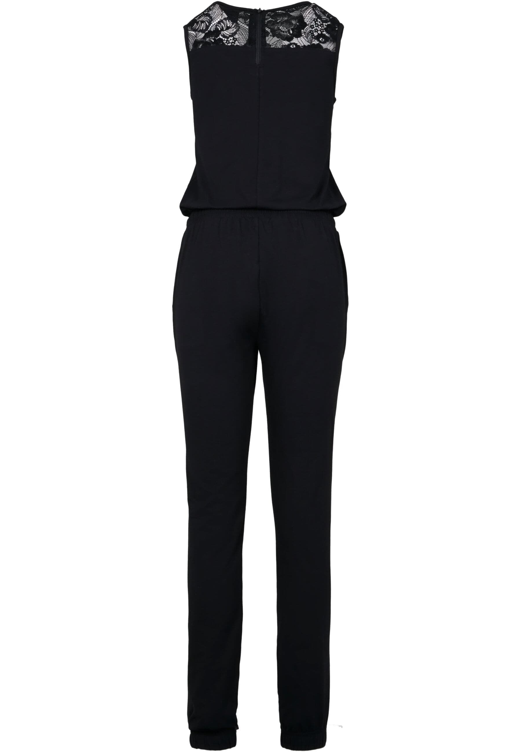 URBAN CLASSICS Jumpsuit »Urban Classics Damen Ladies Lace Block Jumpsuit«, (1 tlg.)