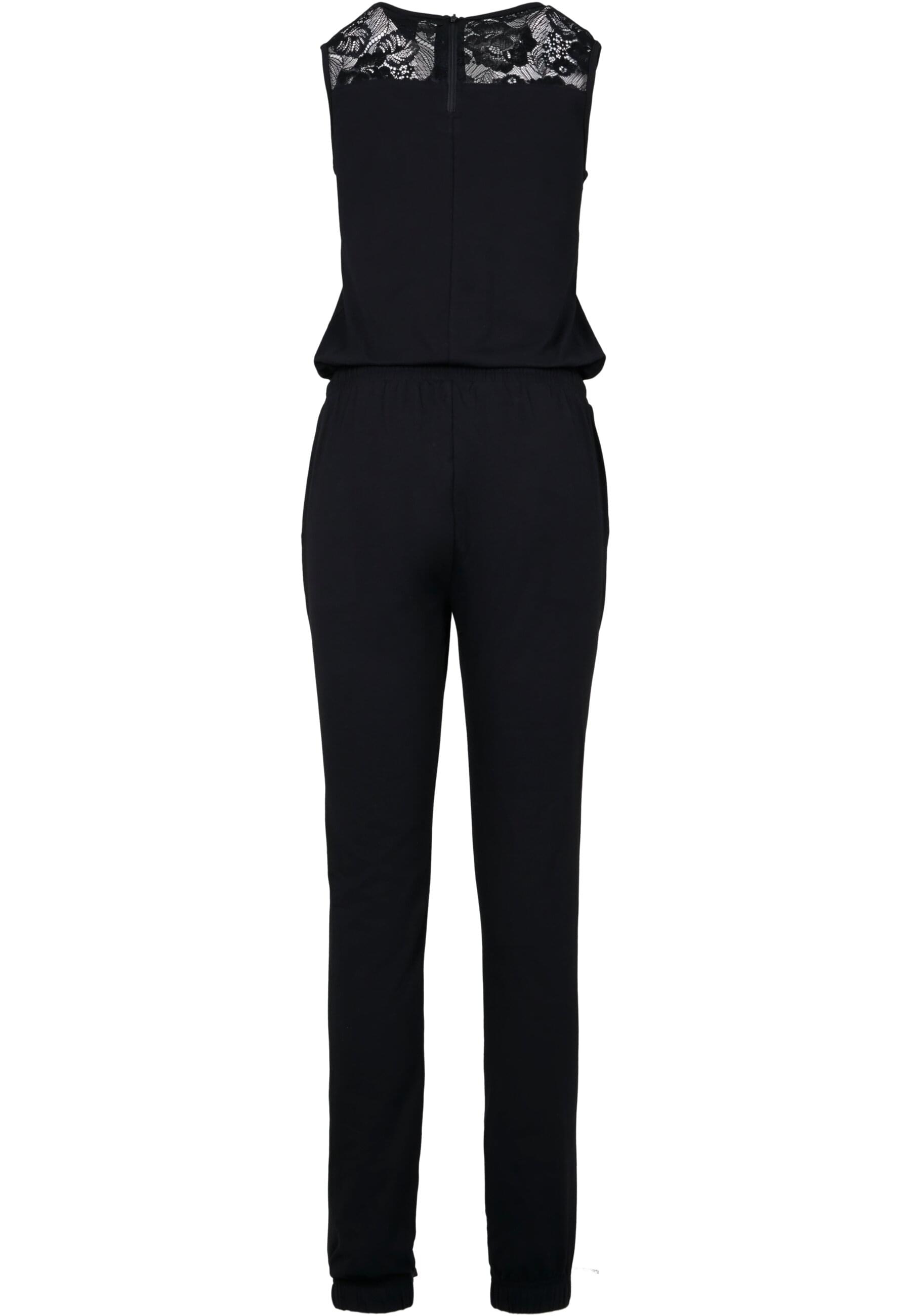 URBAN CLASSICS Jumpsuit "Urban Classics Damen Ladies Lace Block Jumpsuit" 1 günstig online kaufen