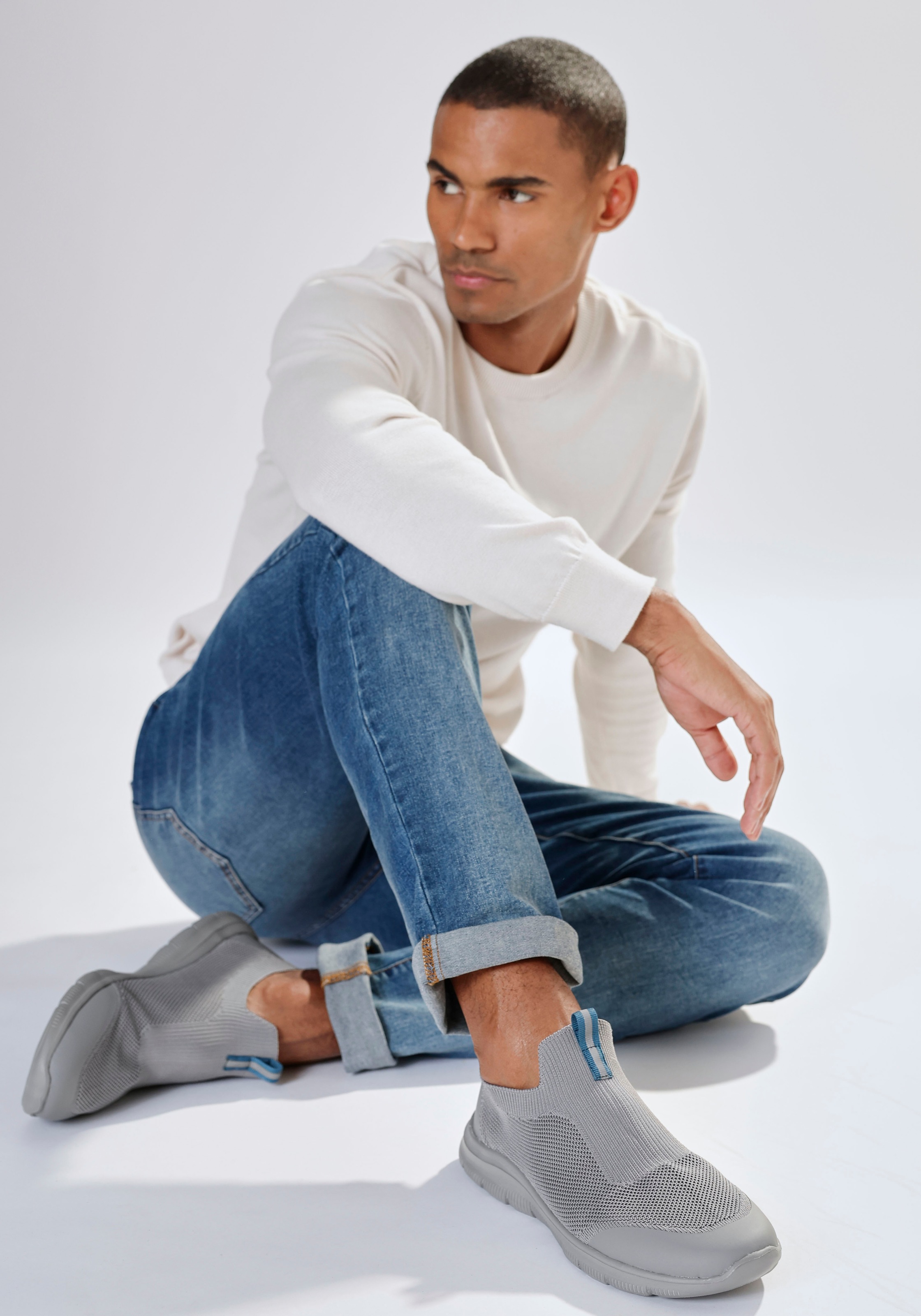 John Devin Slip-On Sneaker, Slipper, Freizeitschuh, Sneaker mit ultraleichter Sohle Unisex VEGAN