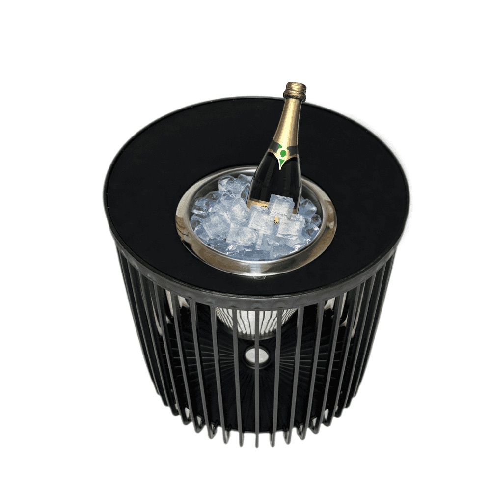 COOTAB Cooler Table Beistelltisch "Beistelltisch mit Edelstahl-Weinkühler C günstig online kaufen