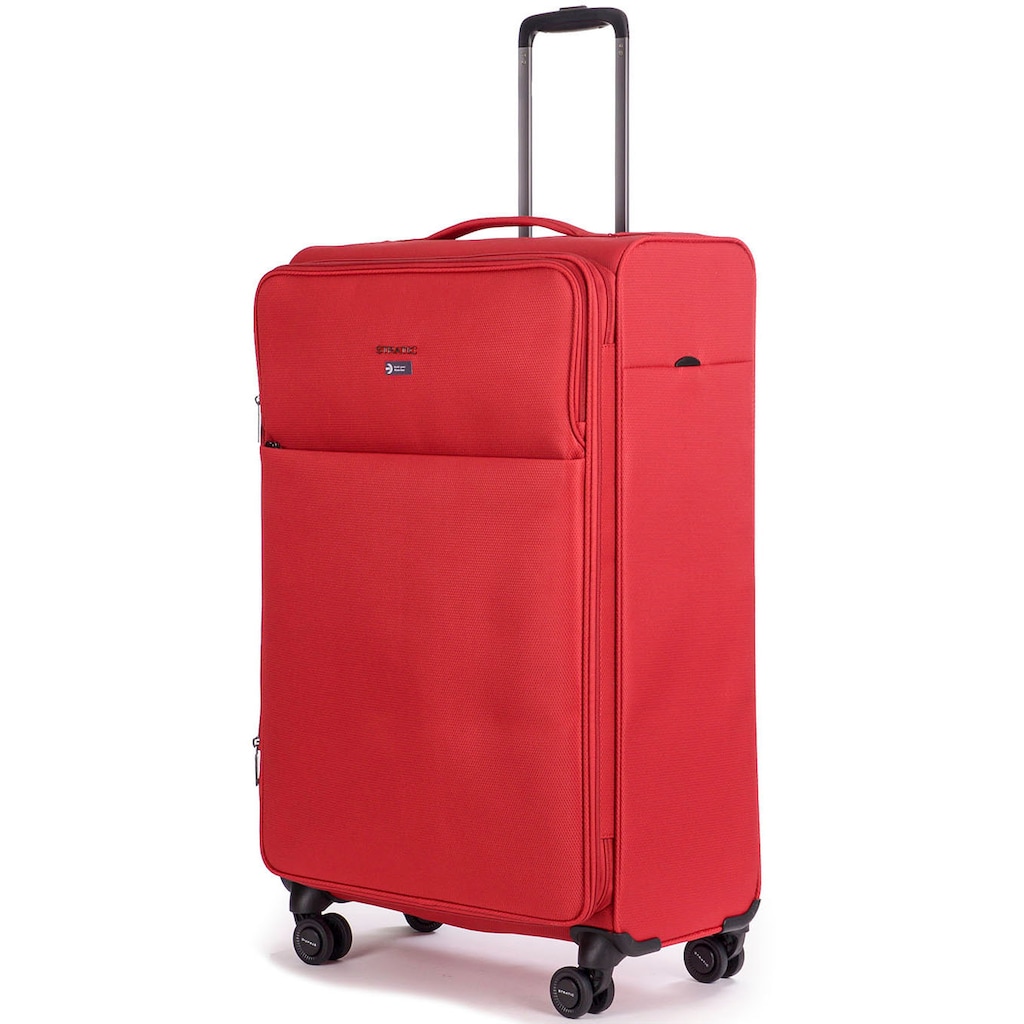 Stratic Weichgepäck-Trolley »Stratic Light + L, red«, 4 Rollen