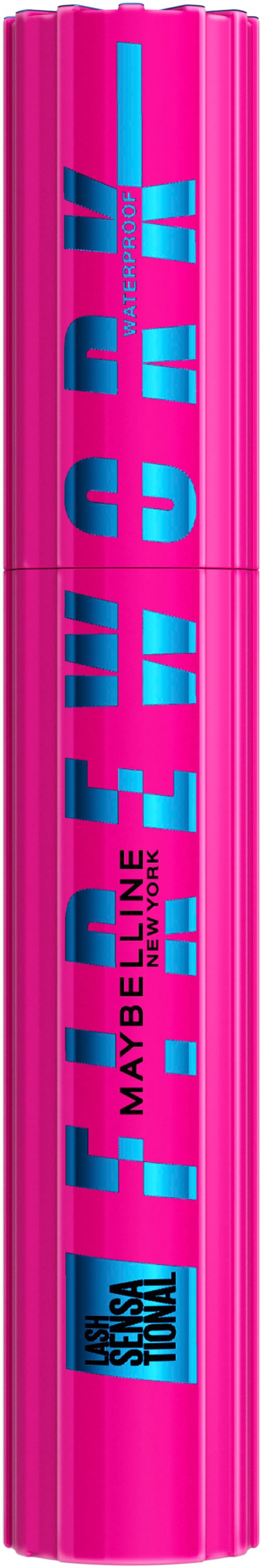 MAYBELLINE NEW YORK Mascara »Maybelline New York Lash Sensational Firework Waterproof«, Wasserfest, gel-basierte Formel mit Pro Vitamin B5, kein Verklumpen.