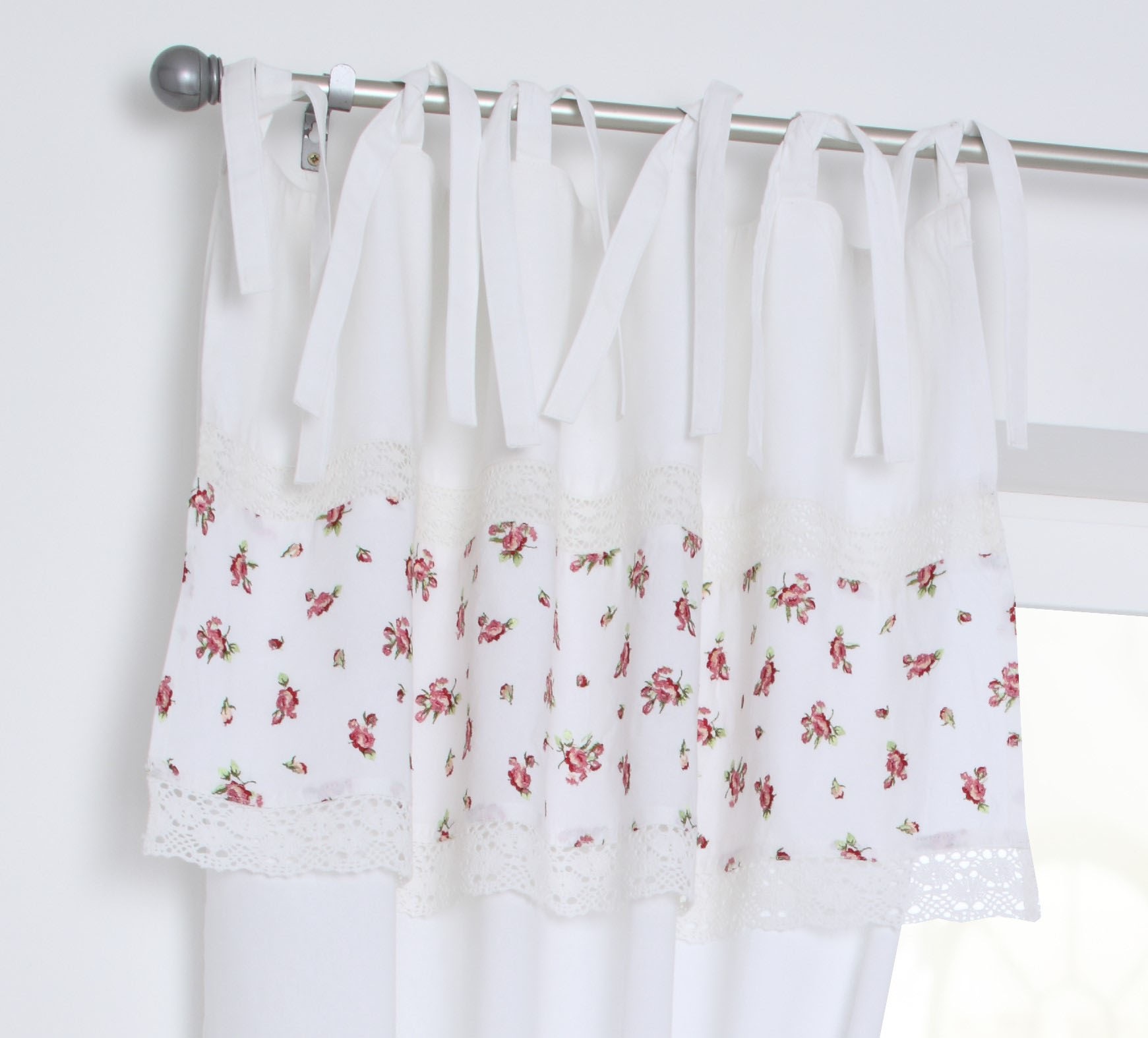 Kutti Vorhang "Lavie" Bindebänder 1 Stk. tlg. Kurzgardine mit Raffhalter, B günstig online kaufen