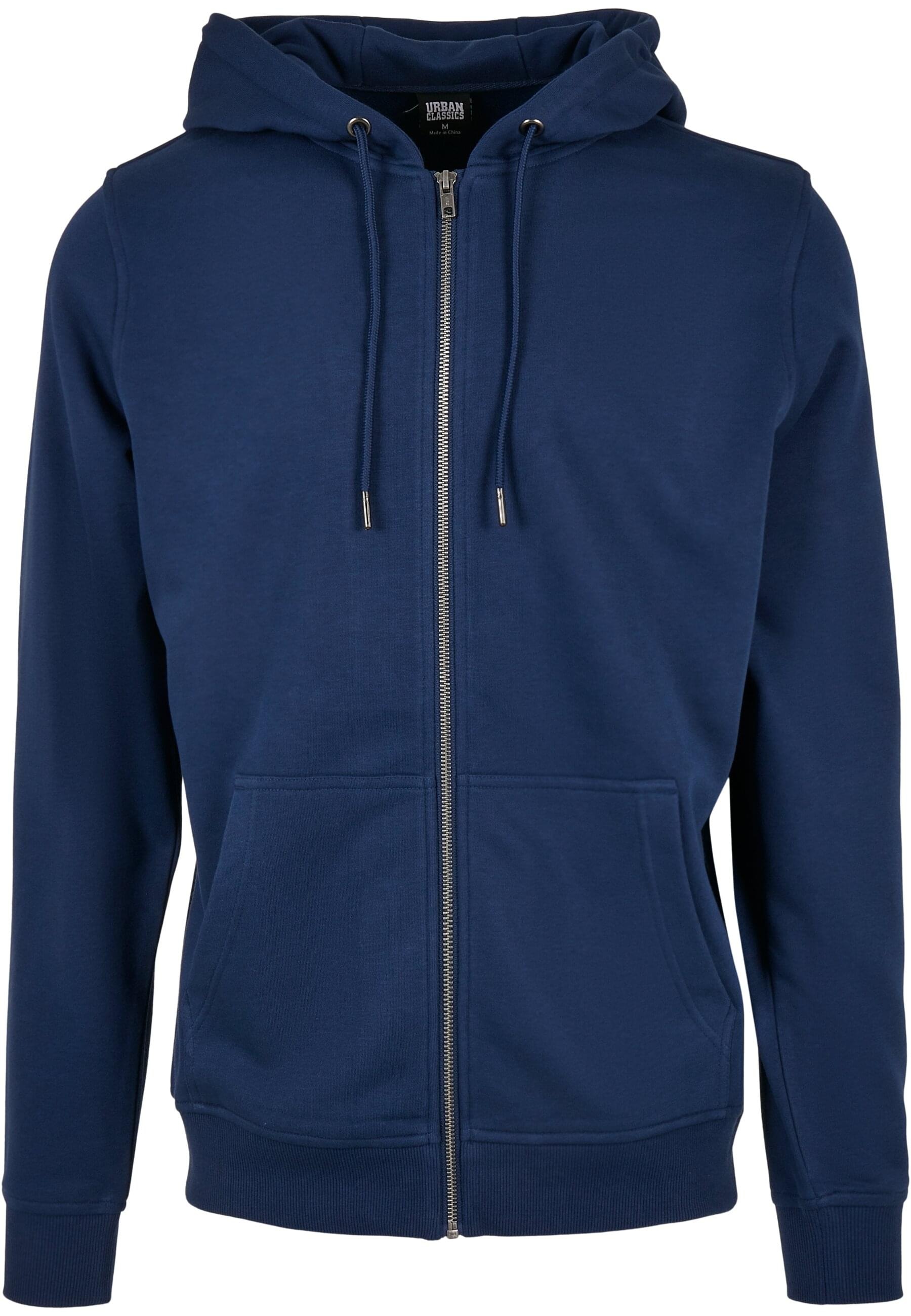 URBAN CLASSICS Sweatjacke "Urban Classics Herren Basic Terry Zip Hoody" günstig online kaufen