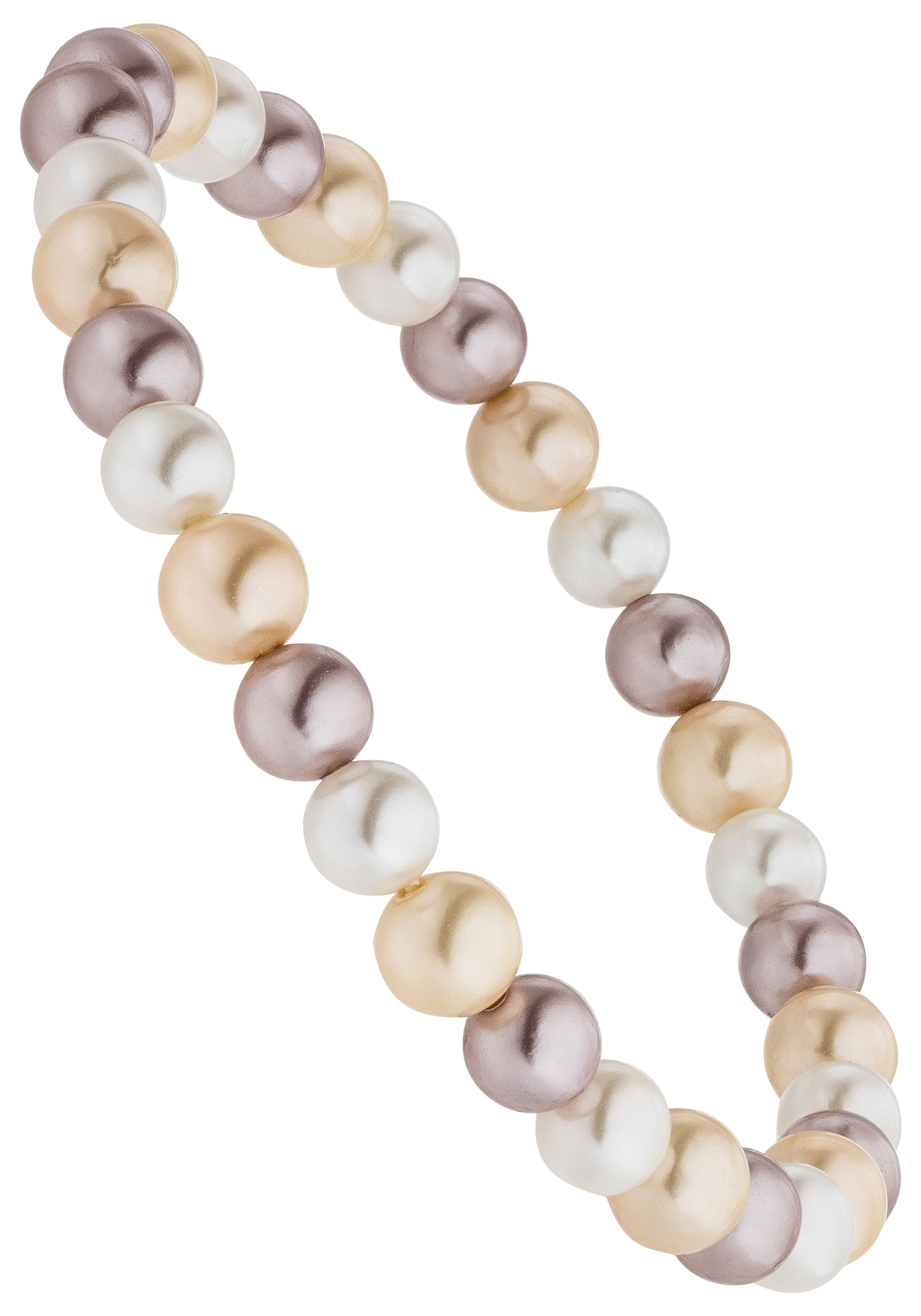 JOBO Armband »Muschelkern-Perlen 6 mm« multicolor 17 cm