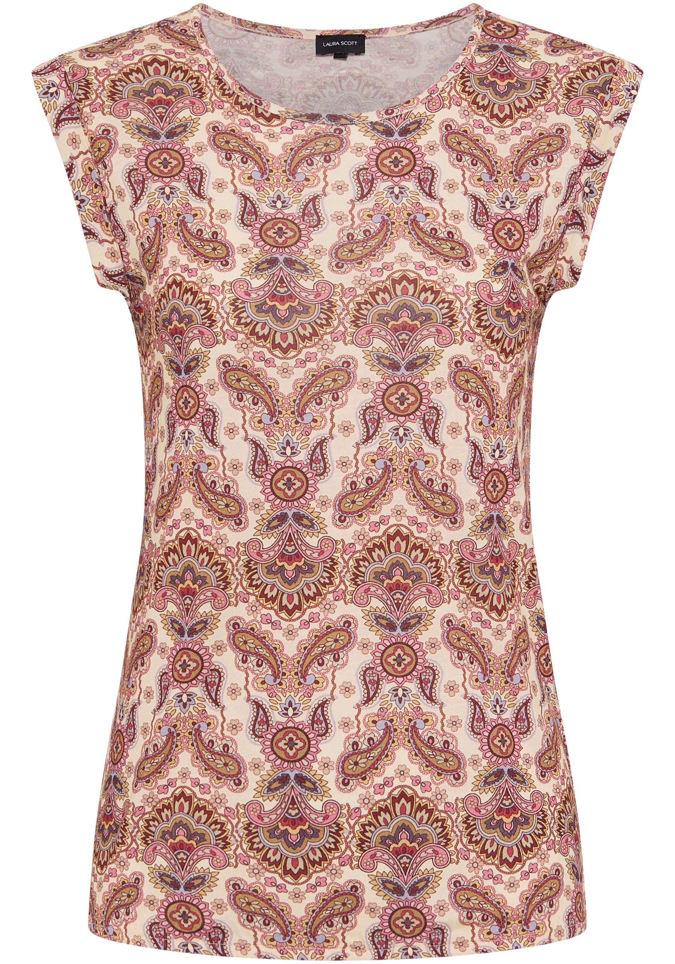 Laura Scott Kurzarmshirt, in angesagtem Allover-Print - NEUE KOLLEKTION