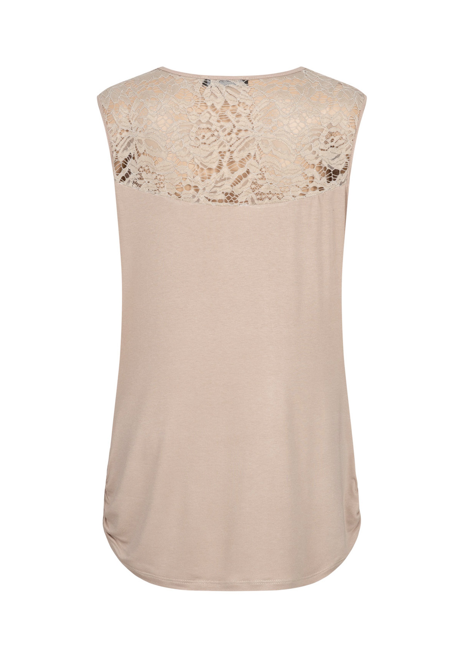 CLOUD 5IVE Klassische Bluse »CLOUD 5IVE Top im Wasserfall-Design mit Spitze am Rücken«