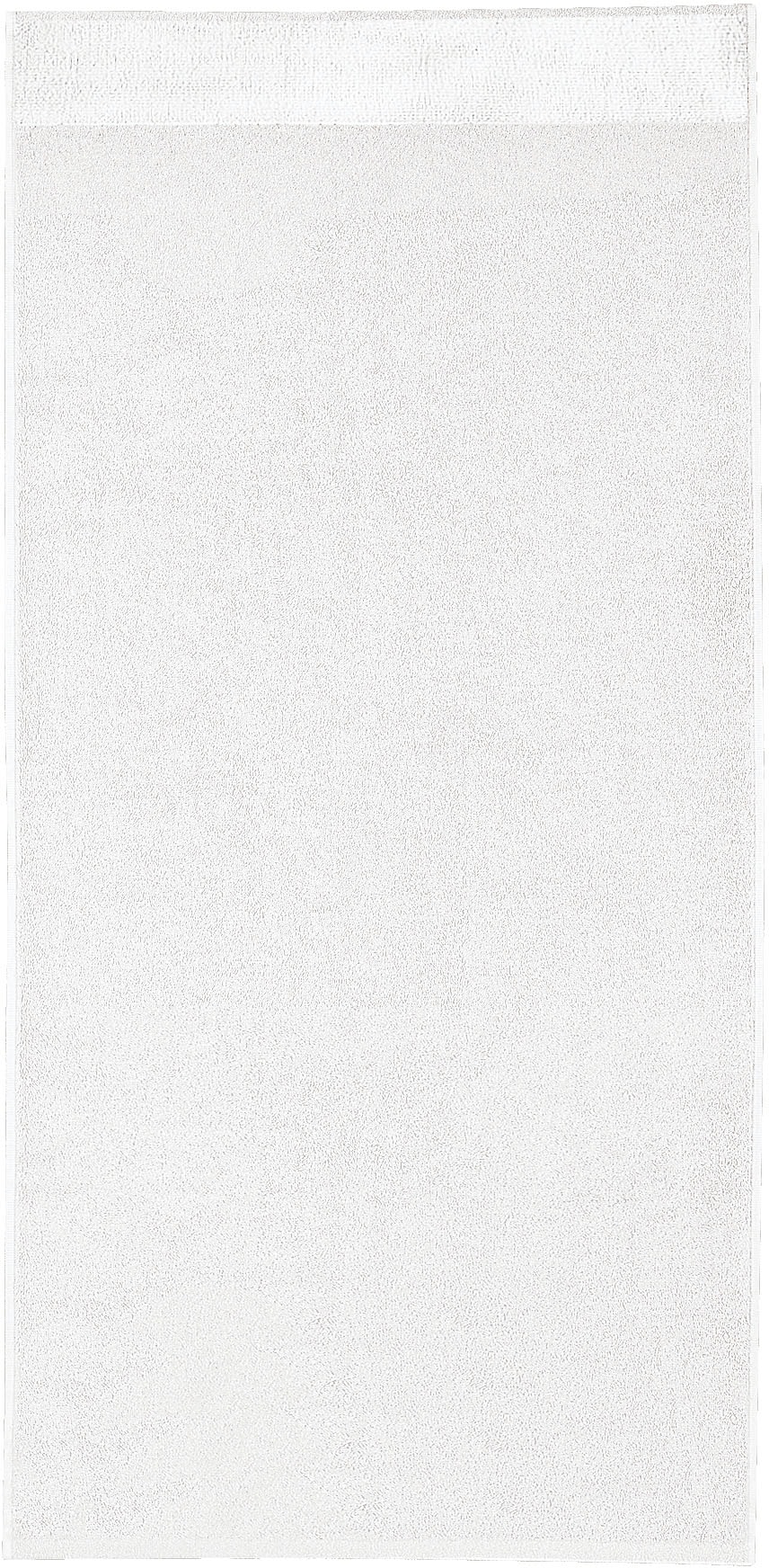 Duschtuch KLEINE WOLKE, B:70cm L:140cm, weiß, Frottier, Frottier, Handtücher, "Bao, Größe 70/140 cm", Uni Farben, Bordüre an der Oberseite