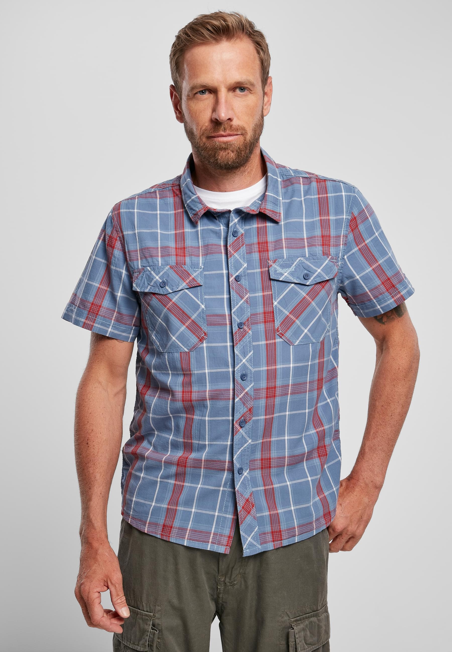 Brandit Langarmhemd »Brandit Herren Roadstar Shirt«, (1 tlg.)