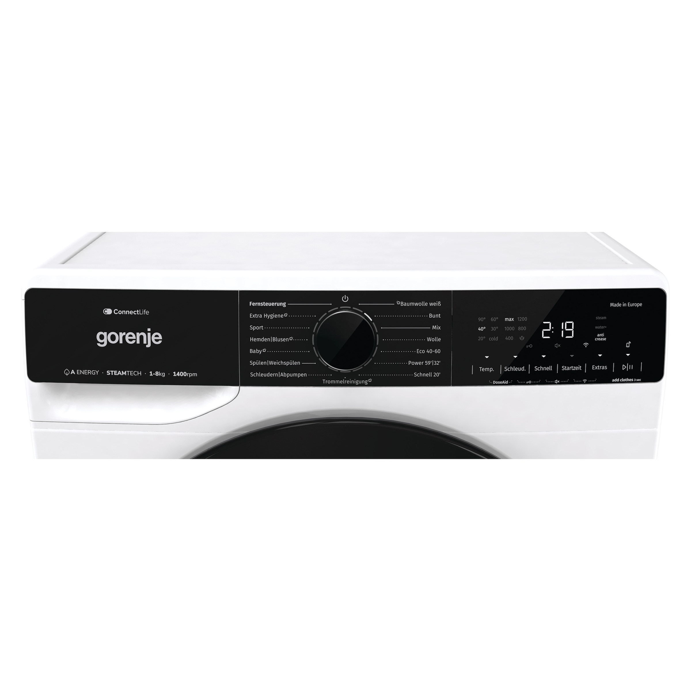 GORENJE Waschmaschine »WPNA84A2TS«, 8 kg, 1400 U/min, Energieklasse A-20%