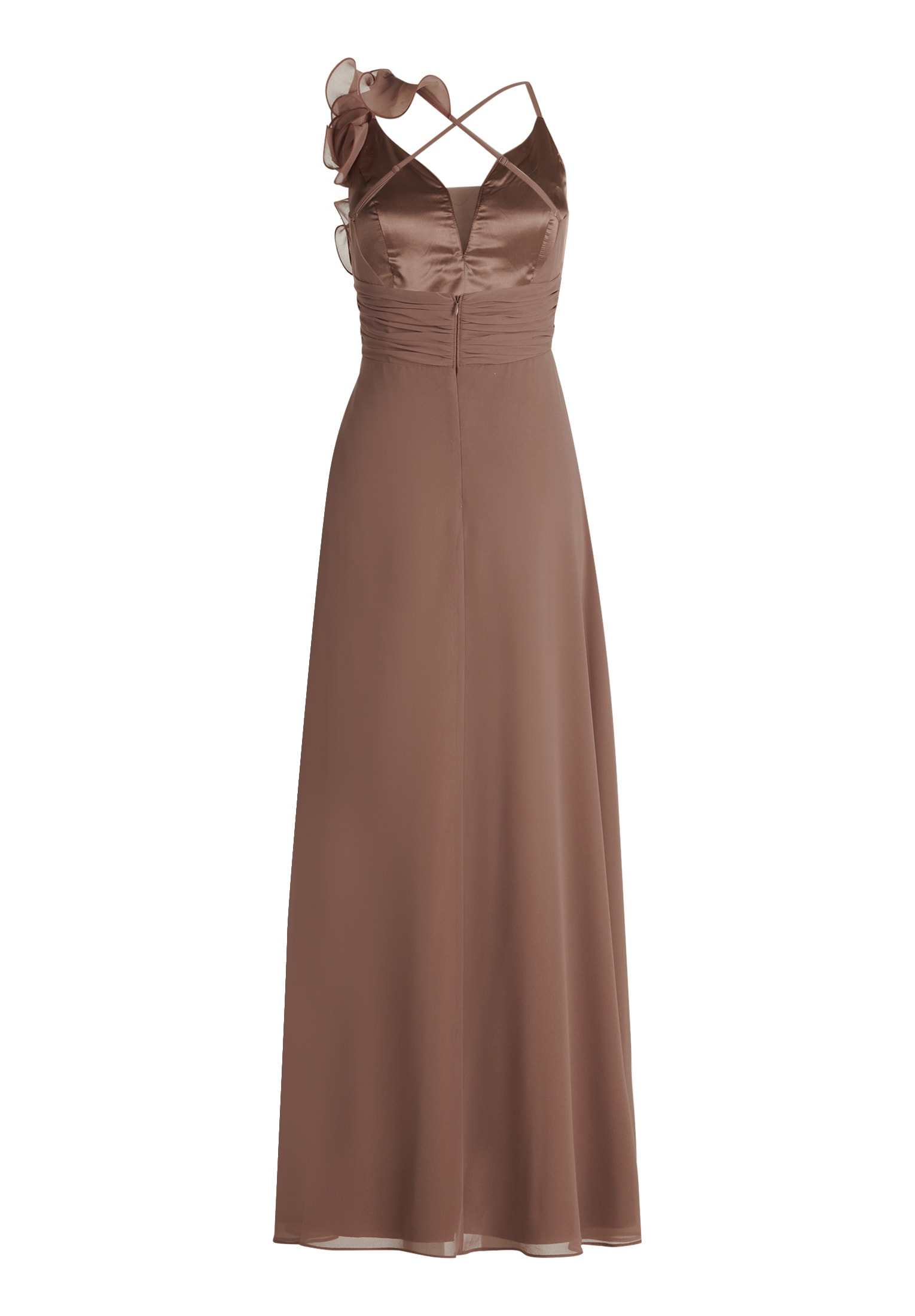 Vera Mont Chiffonkleid »Damen mit Volant« Ohne Tasche