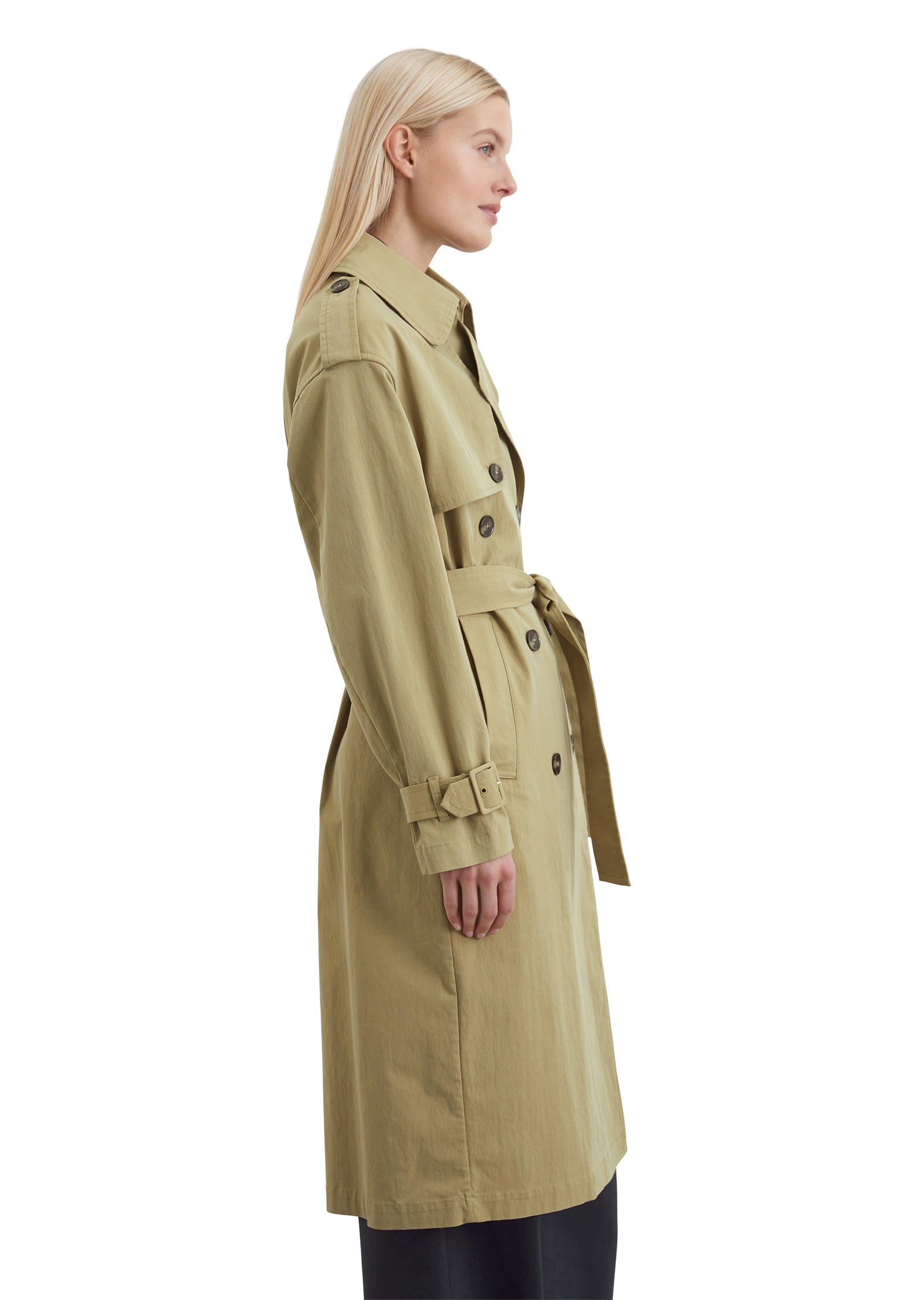 Marc OPolo Trenchcoat "aus kompaktem Twill" günstig online kaufen