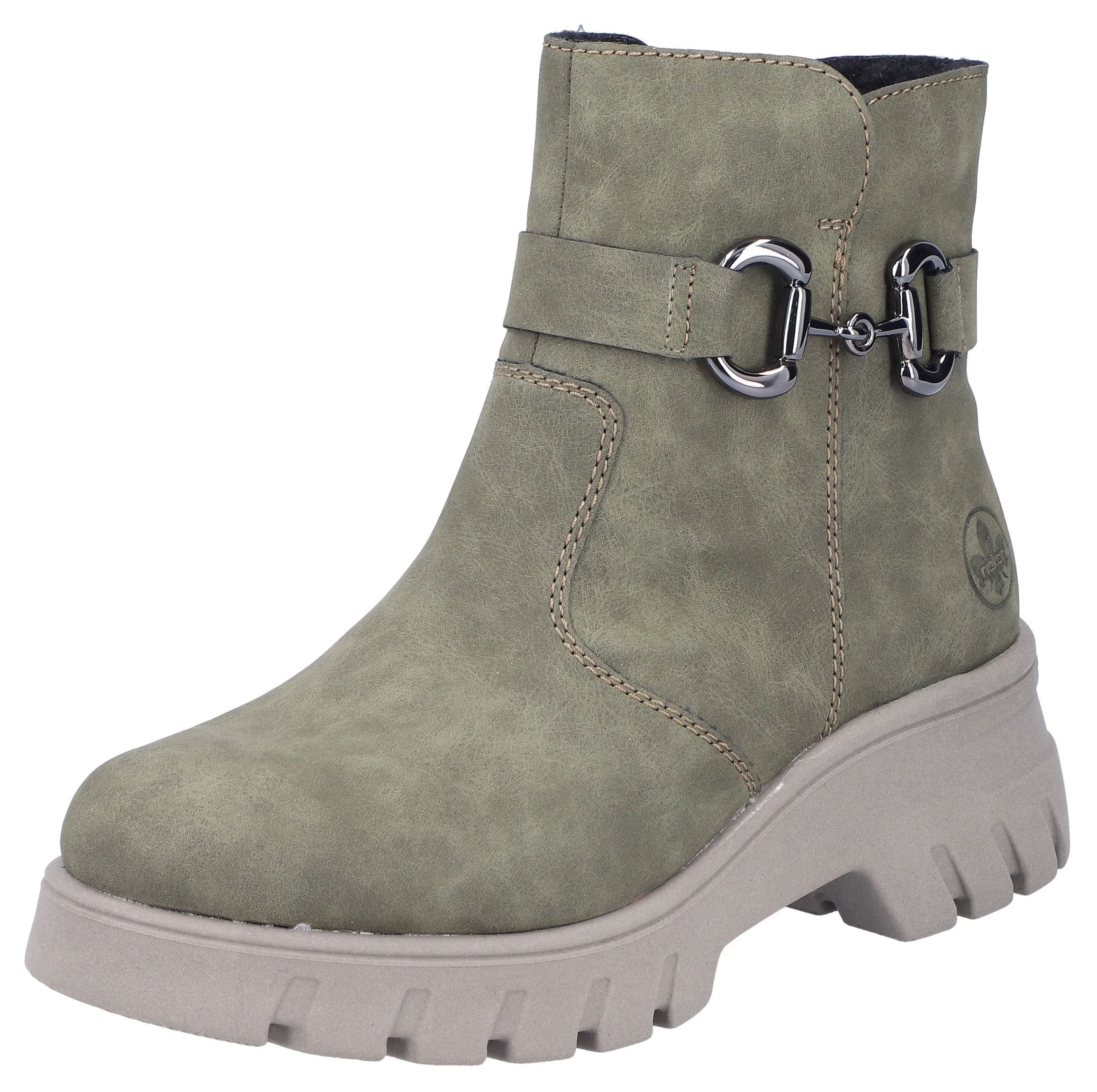 Rieker Winterstiefelette, Winterboots, Plateausohle, mit Zierschnalle und I günstig online kaufen