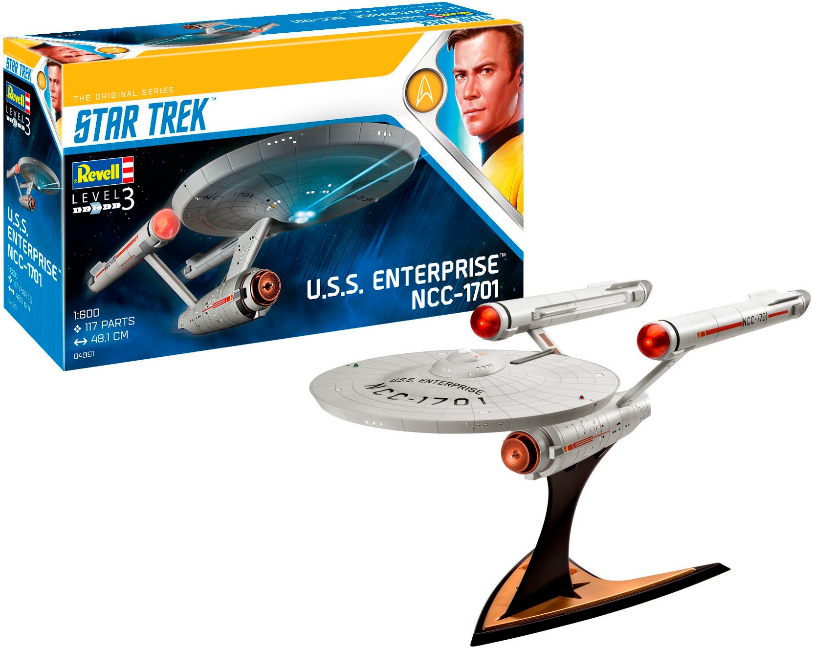 Modellbausatz »U.S.S. Enterprise NCC-1701 (TOS), Star Trek«, Made in Germany