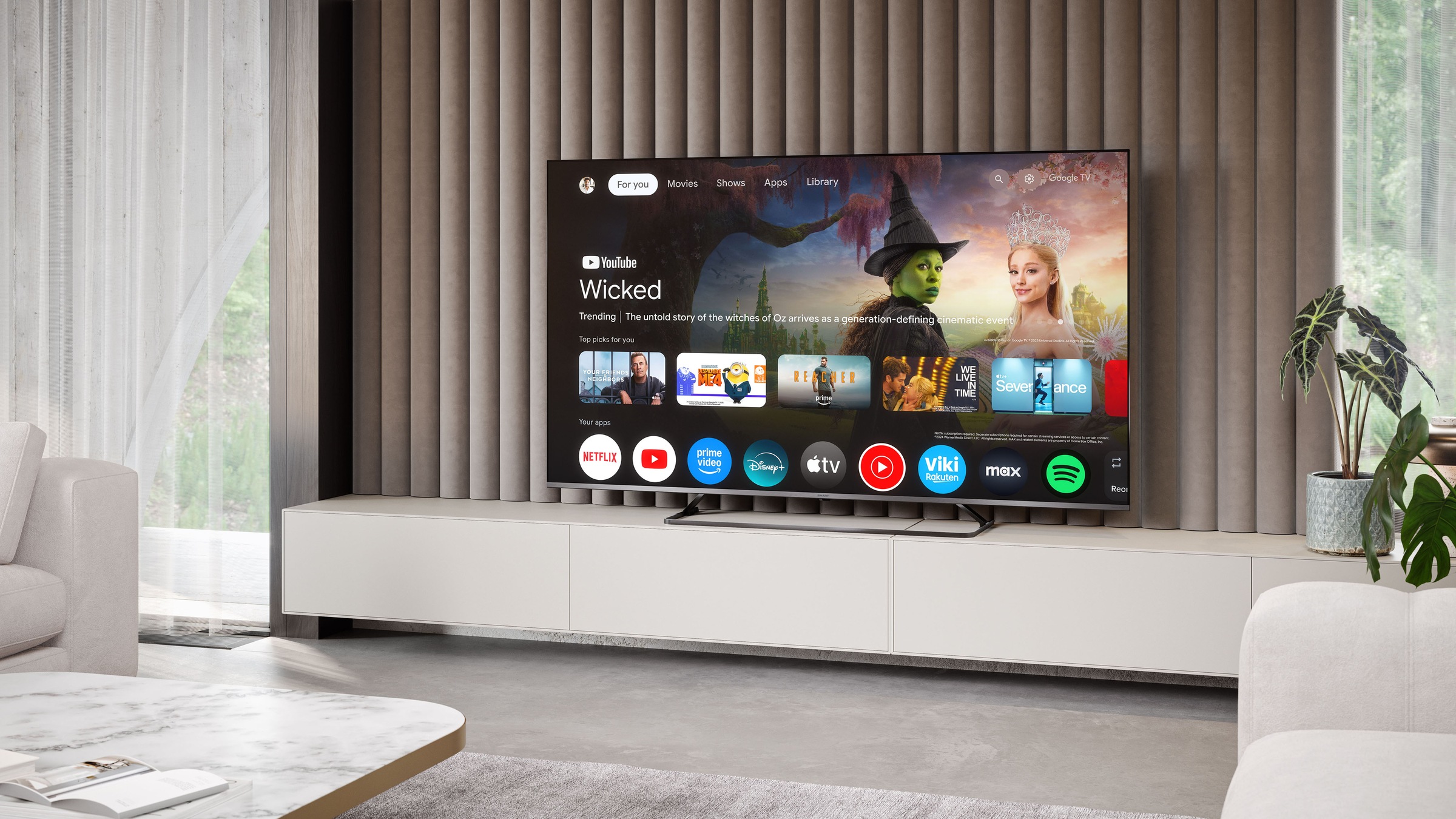 Sharp QLED Mini LED-Fernseher »4T-C65JPx« 164 cm/65 ″