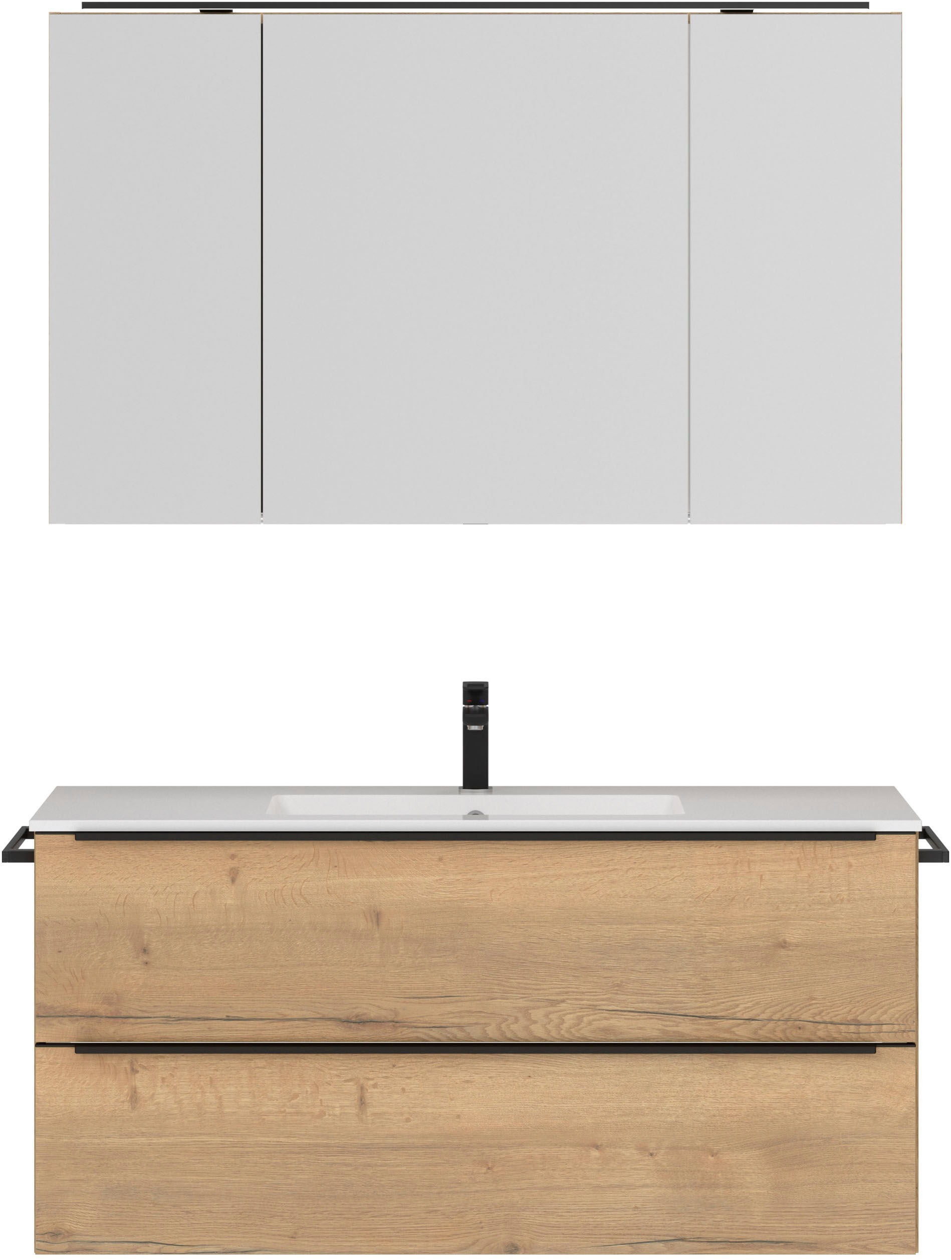 nobilia Badmöbel-Set "Levere" vormontiert, mit Soft-Close, 2 Stk. tlg. günstig online kaufen