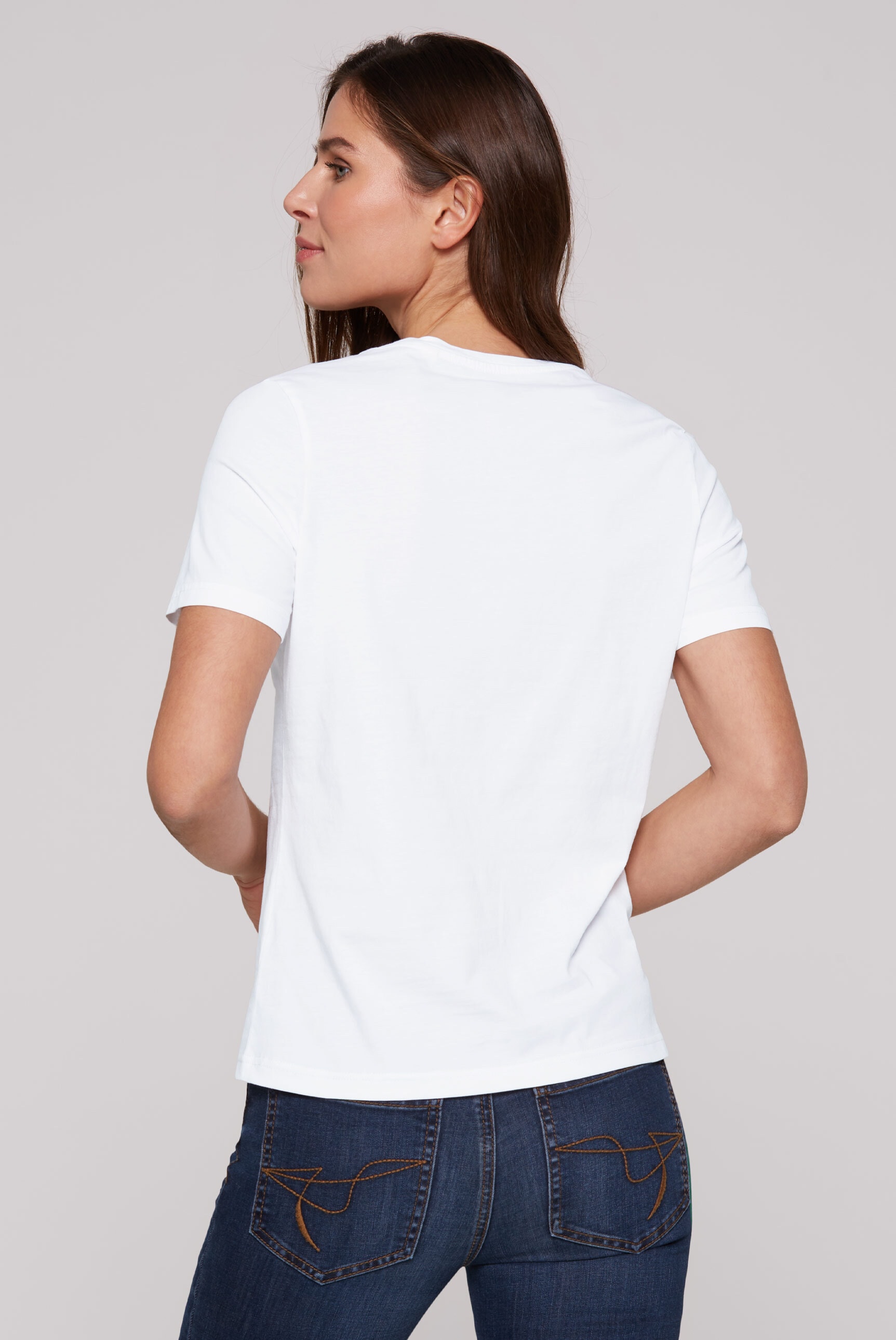 SOCCX Rundhalsshirt, aus Baumwolle