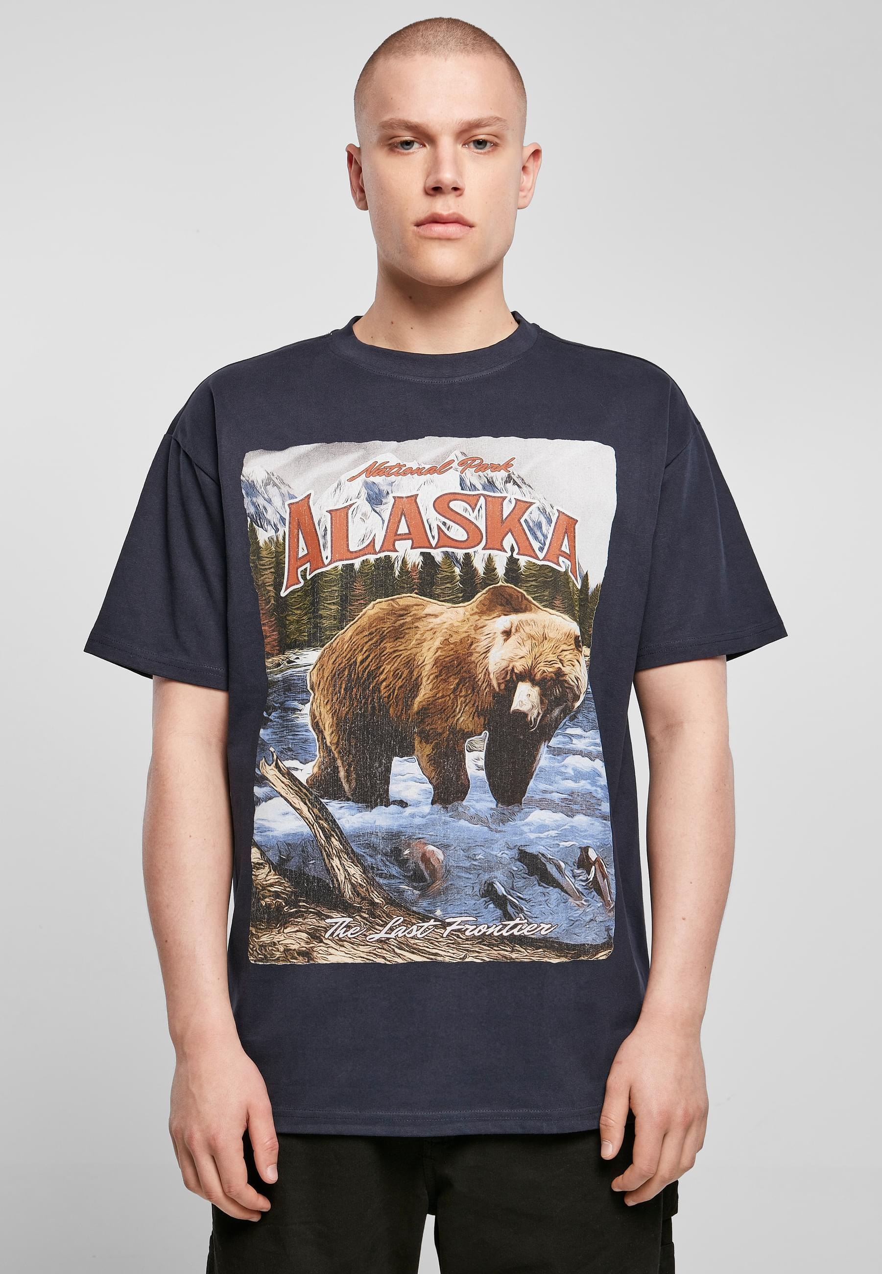 Upscale by Mister Tee T-Shirt »Upscale by Mister Tee Herren Alaska Vintage Oversize Tee«, (1 tlg.)
