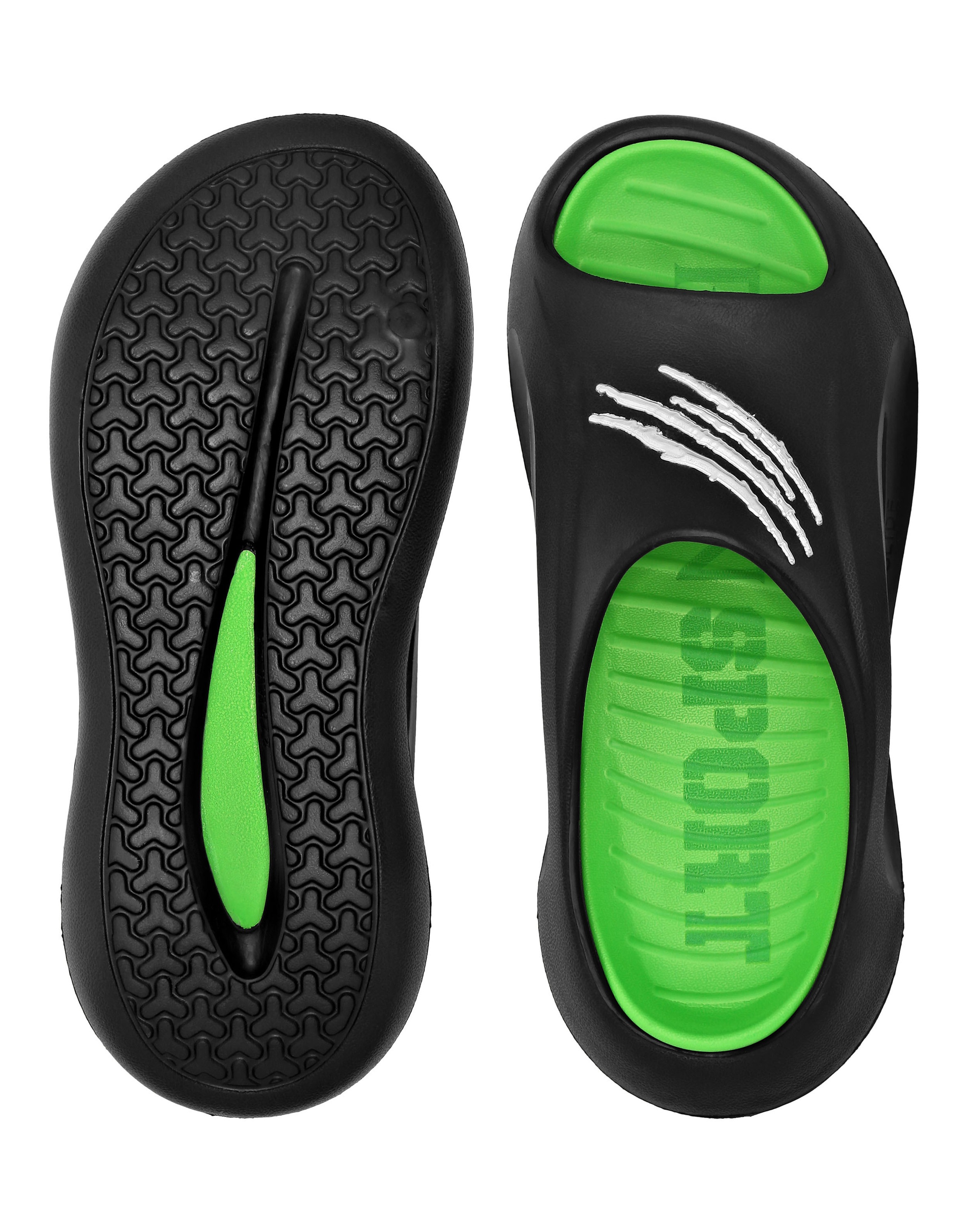 PLEIN SPORT Strandschuh »Flache Gummisandalen«