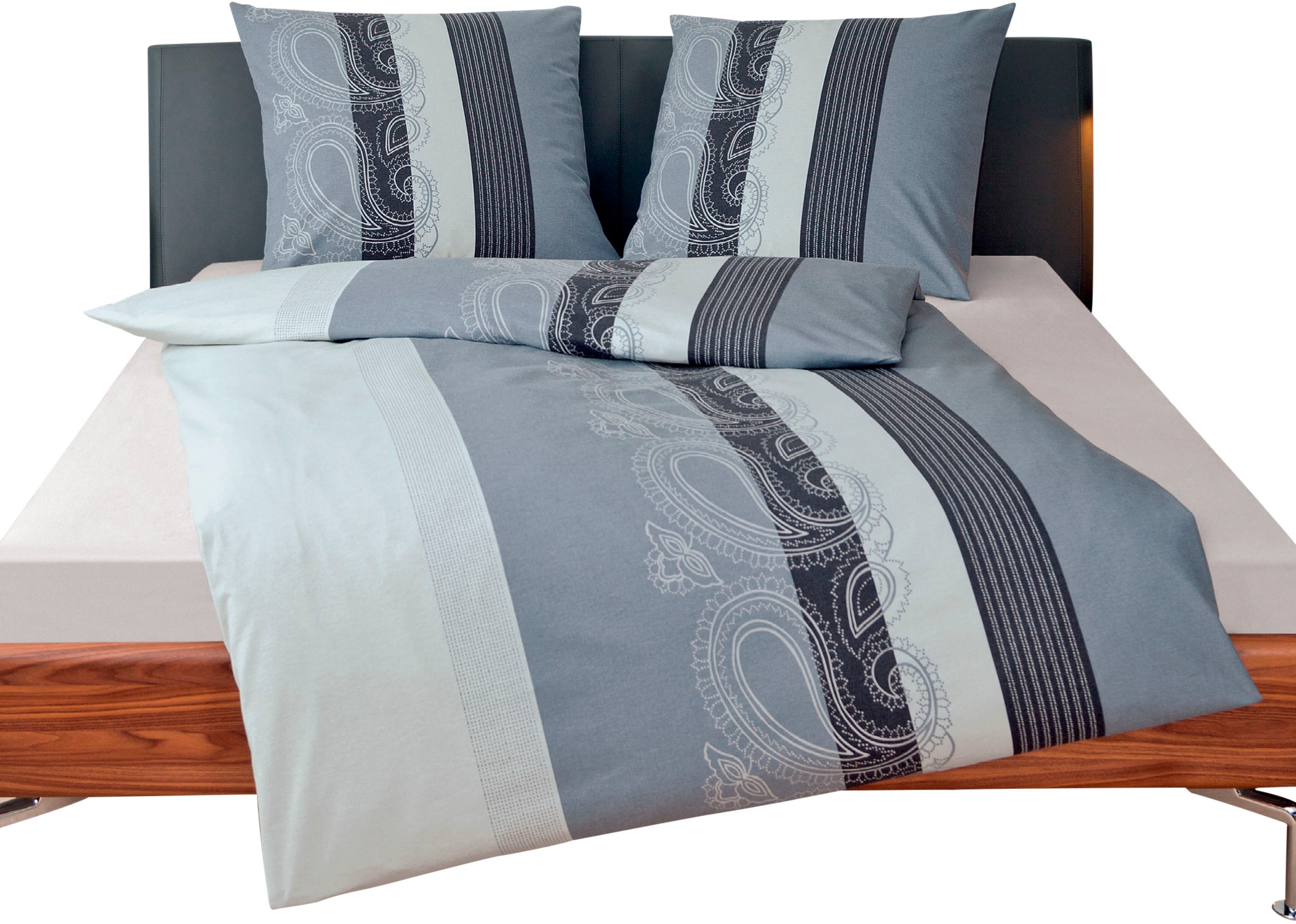 Janine Bettwäsche "DAVOS 6456" 2 Stk. tlg. elegante Bettwäsche aus Baumwoll günstig online kaufen