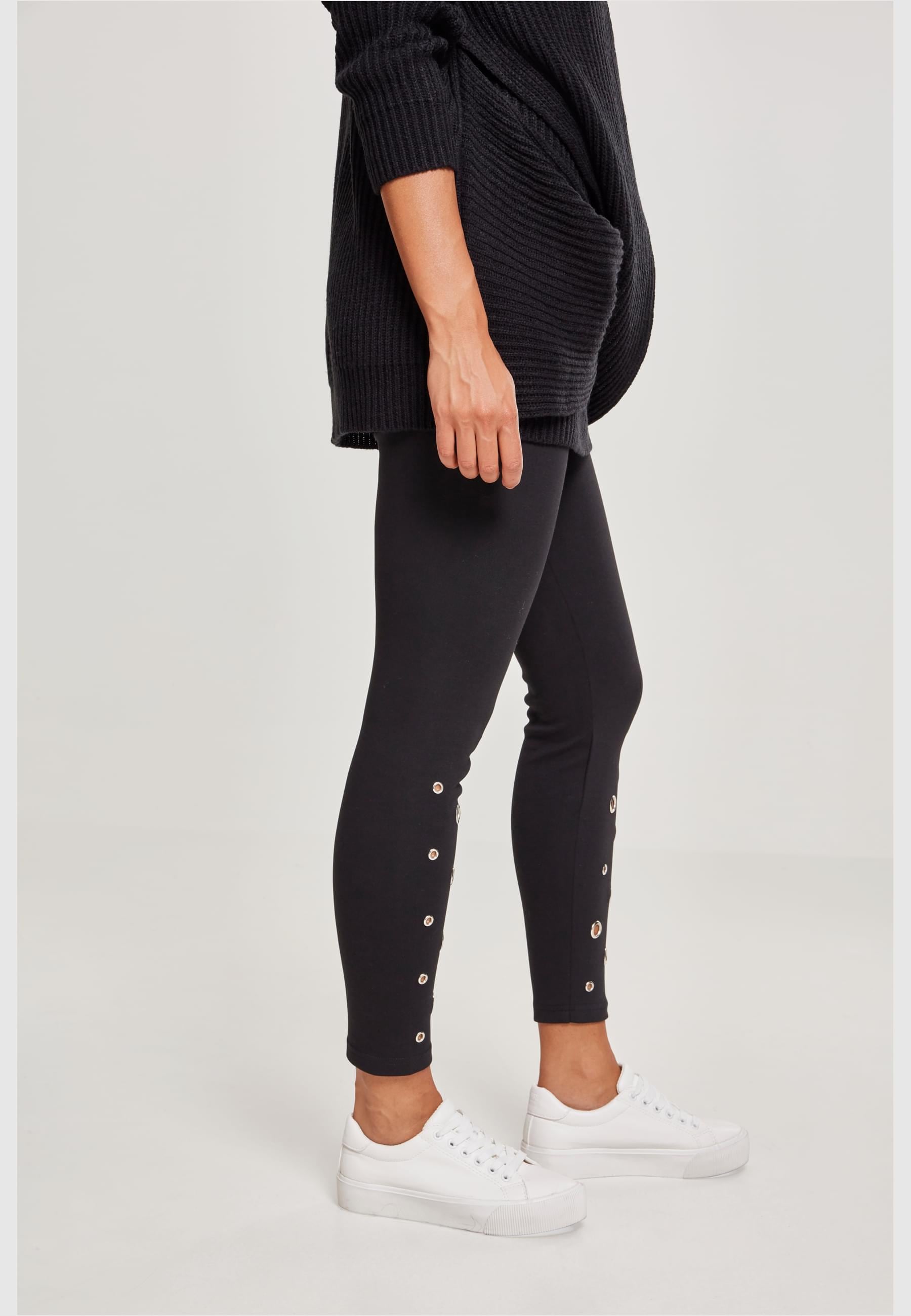 URBAN CLASSICS Leggings »Urban Classics Damen Ladies Eyelet Leggings«, (1 tlg.)