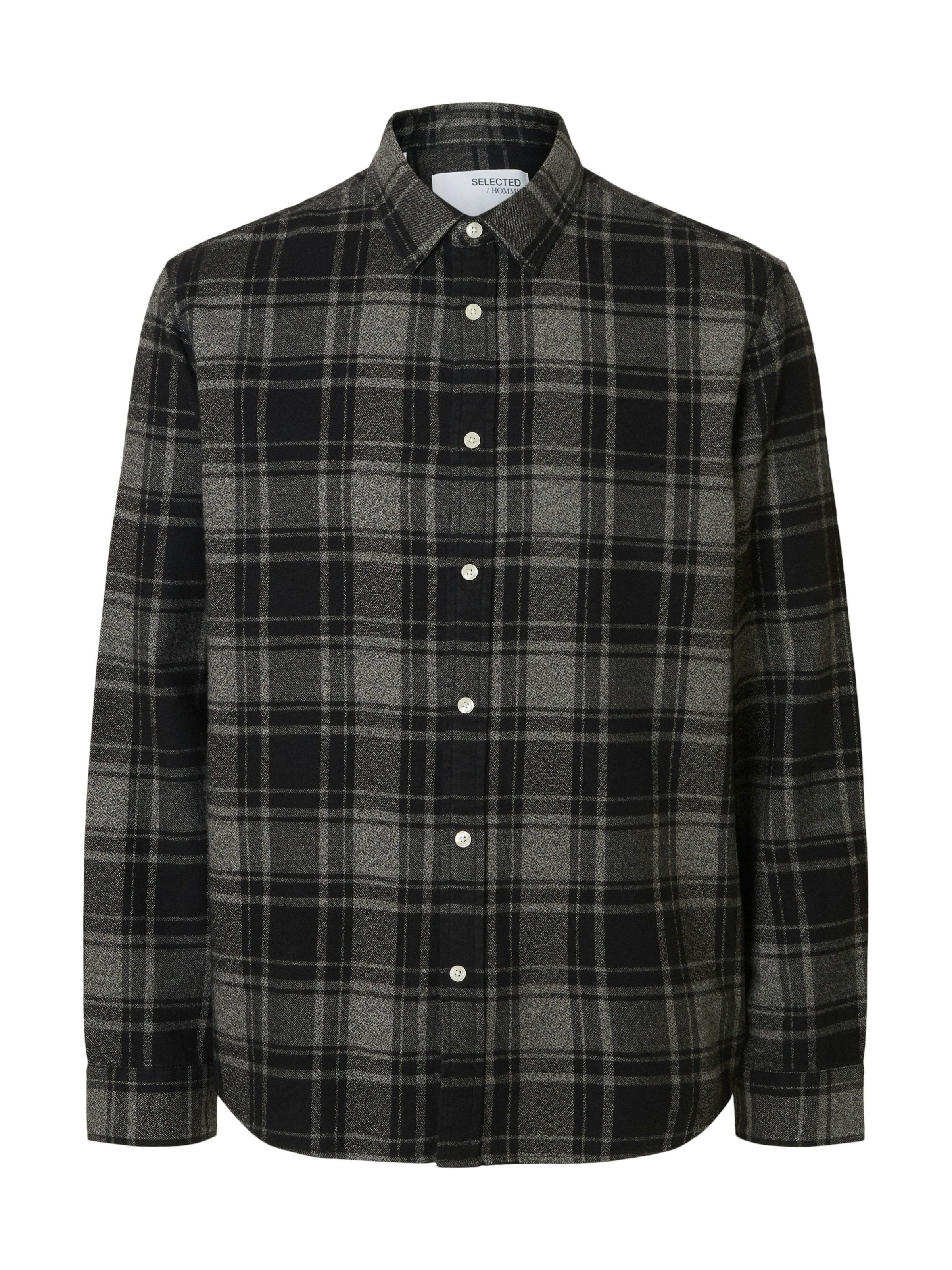 SELECTED HOMME Langarmhemd "SLHREGNOAH BRUSHED LS SHIRT D" günstig online kaufen