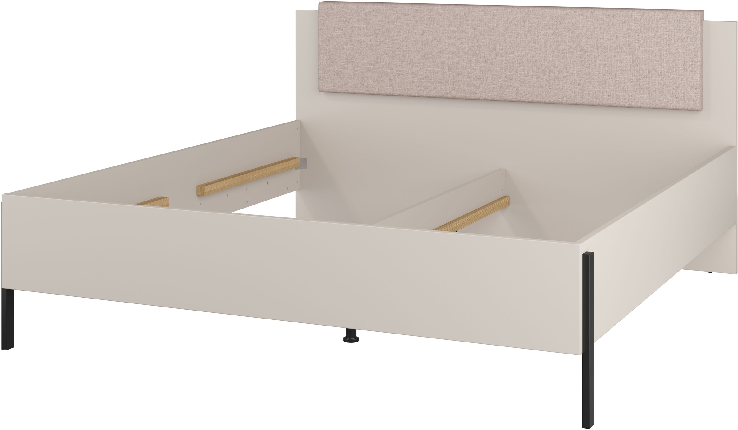 Home affaire Bettgestell "Jukon, moderner Bettrahmen", Doppel/Einzelbett in günstig online kaufen