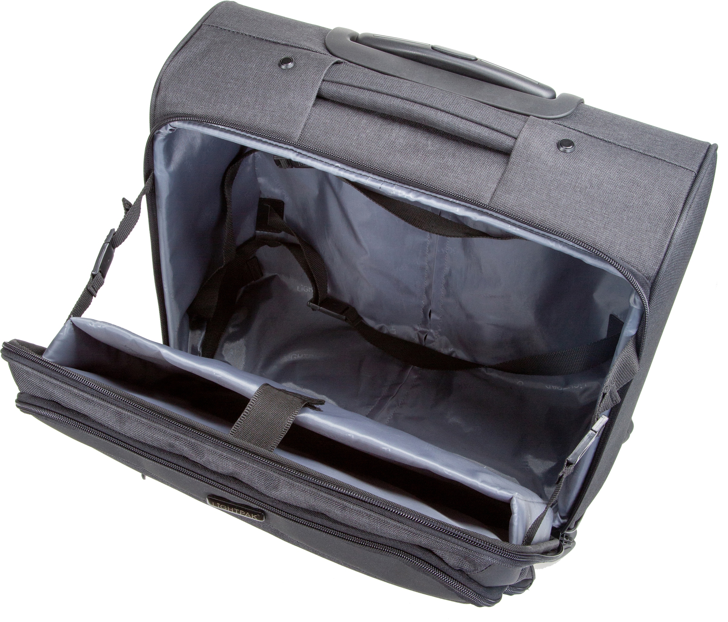 LIGHTPAK® Business-Trolley »Ronney«, 4 Rollen, mit gepolstertem Laptopfach