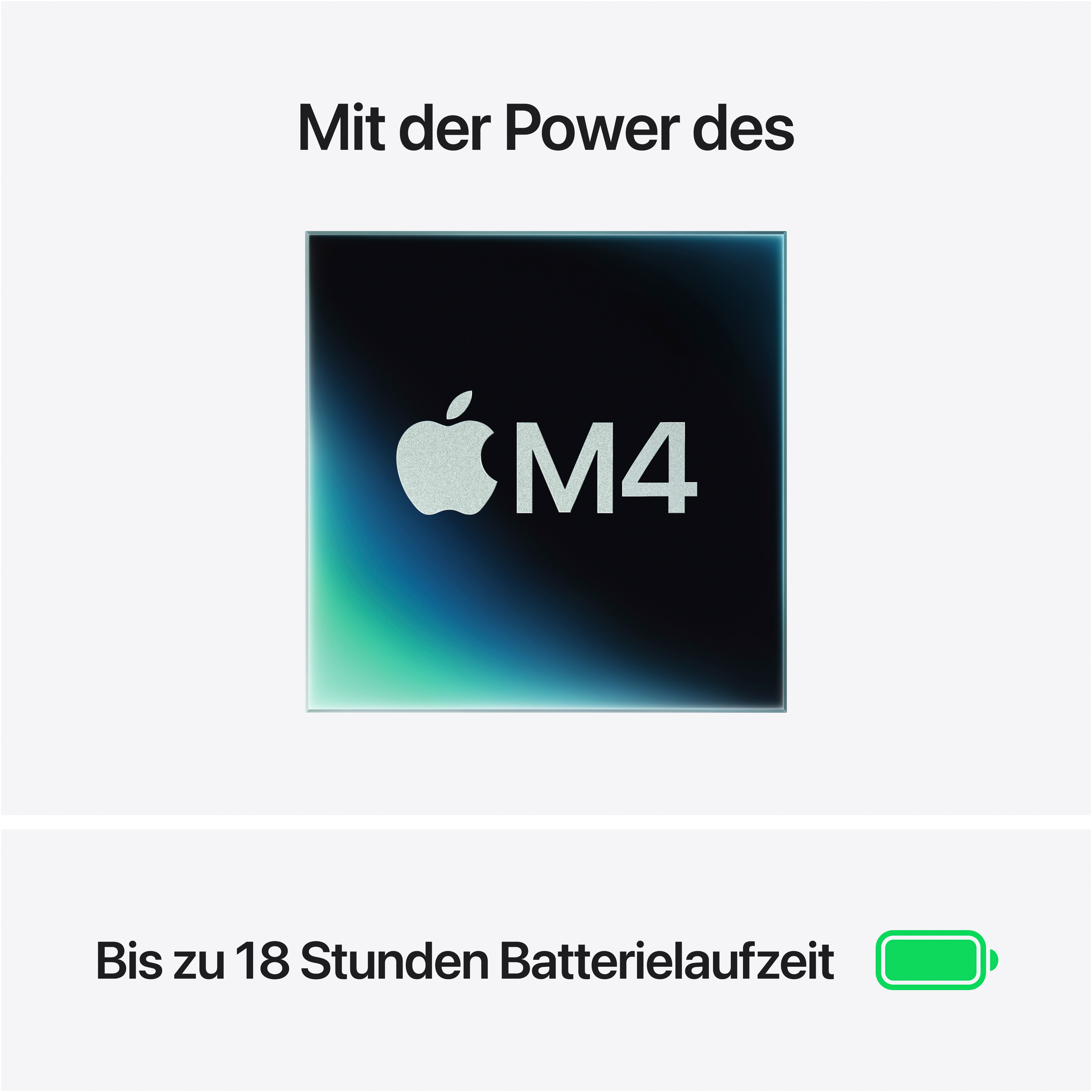 Apple MacBook Air 13 (M4, 2025) 33 cm (13 Zoll) 16 GB RAM 256 GB SSD M4 10-Core 8-Core GPU Mitternacht MW123D/A - Bild 3