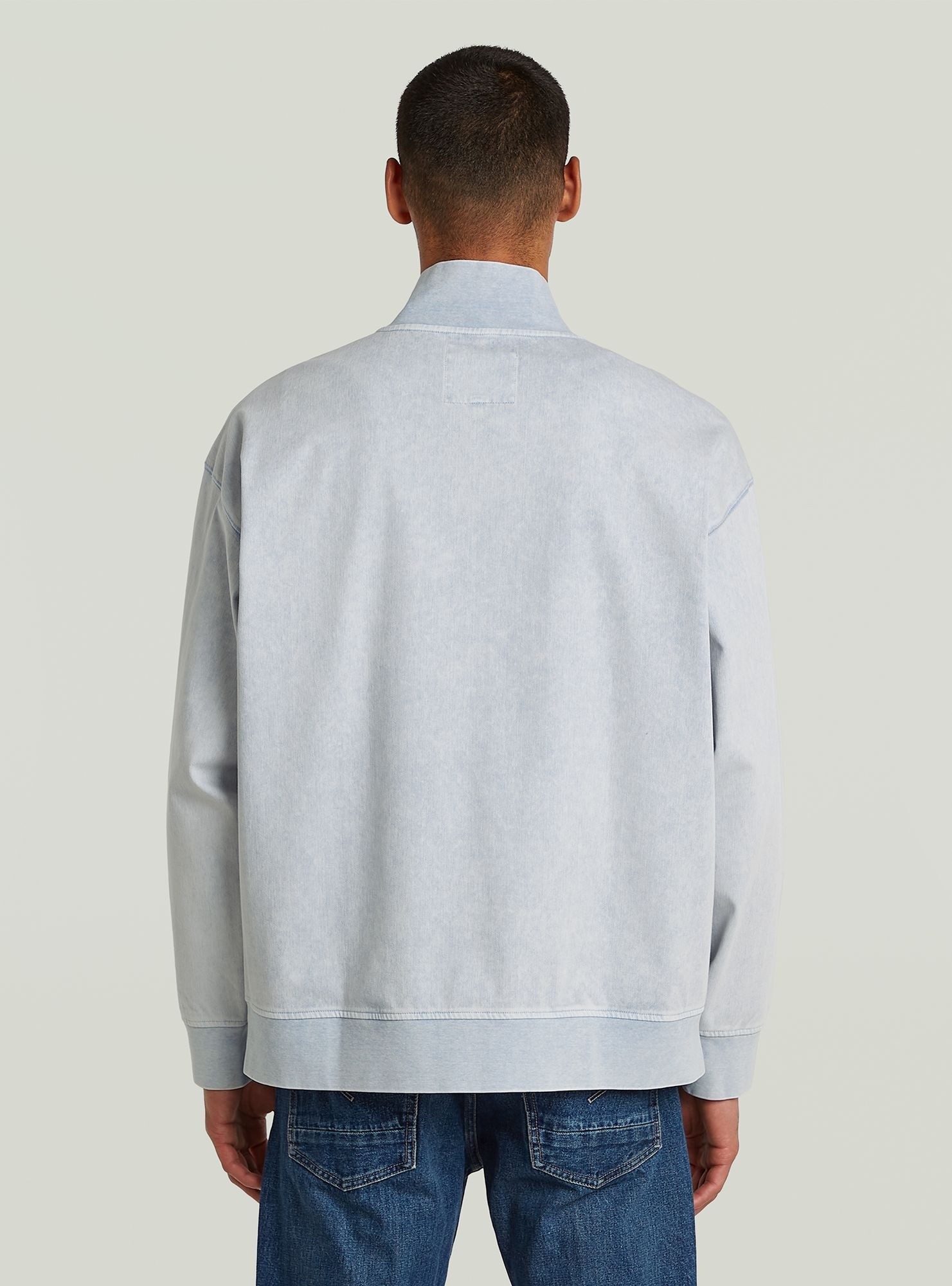 G-STAR Longpullover »Washed HB Relaxed Half Zip Sweatshirt«