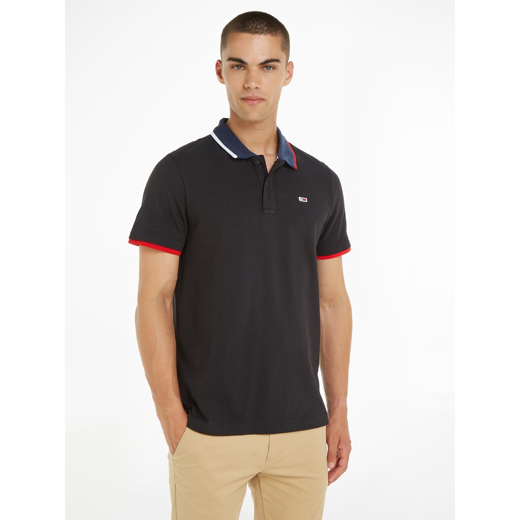 Tommy Jeans Poloshirt »TJM REG FLAG NECK POLO«